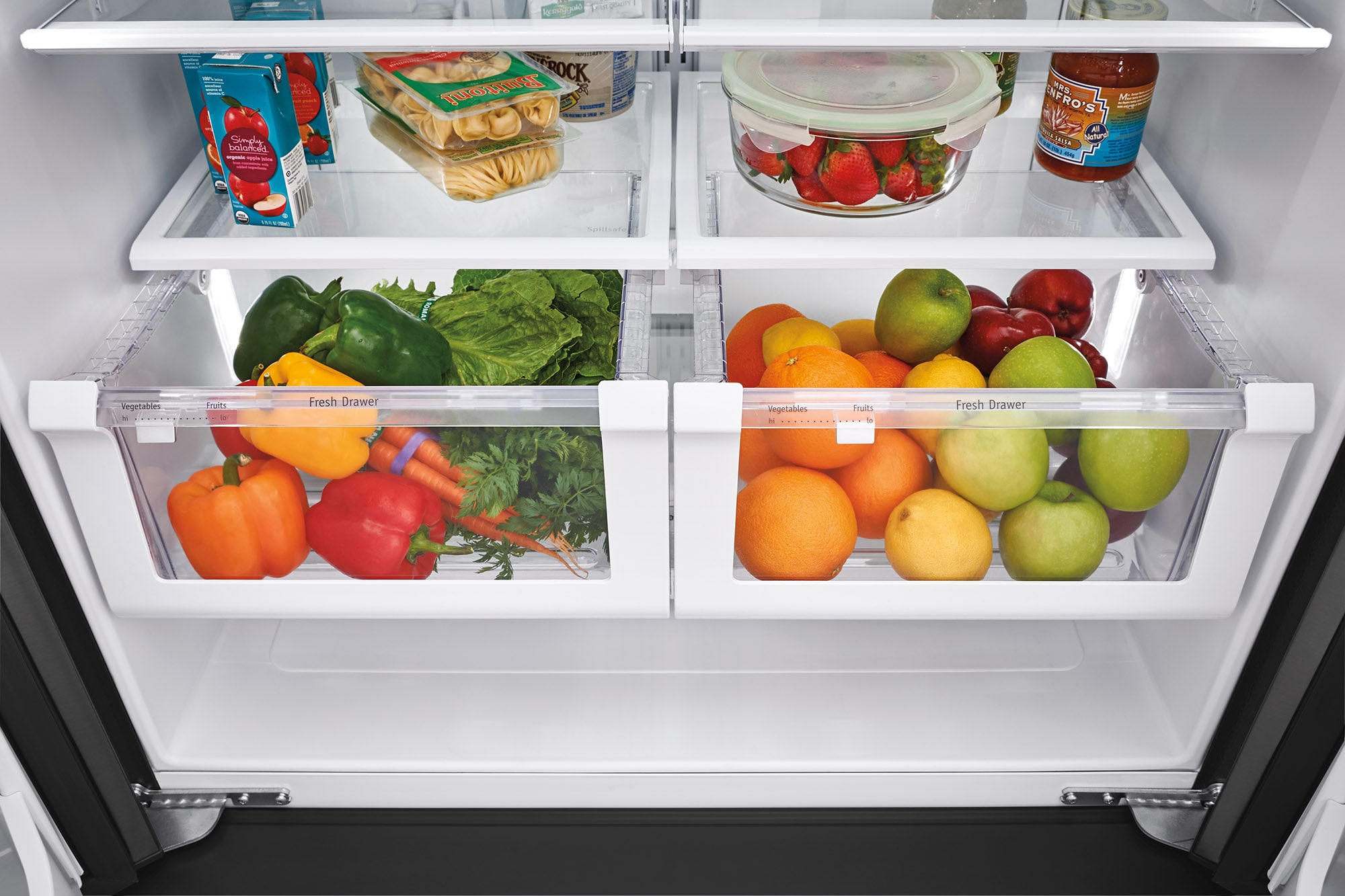 Frigidaire 26.8-cu ft French Door Refrigerator with Ice Maker (Black ...