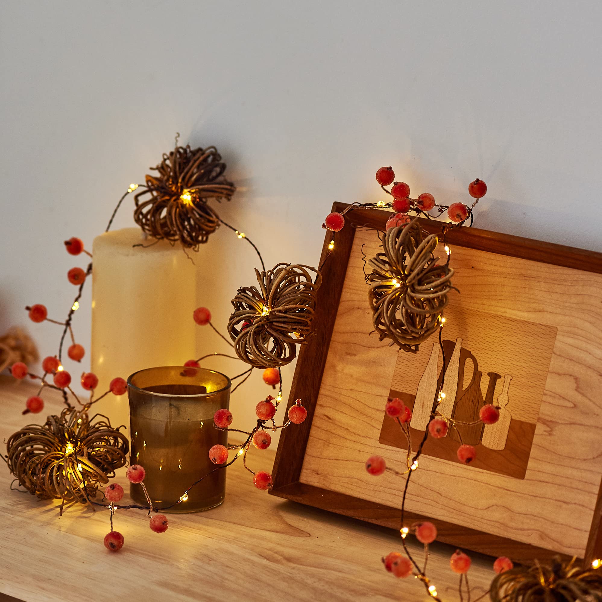 KIWDZFU LKI0817A1755 Artificial-Thanksgiving-Wreaths - View #7