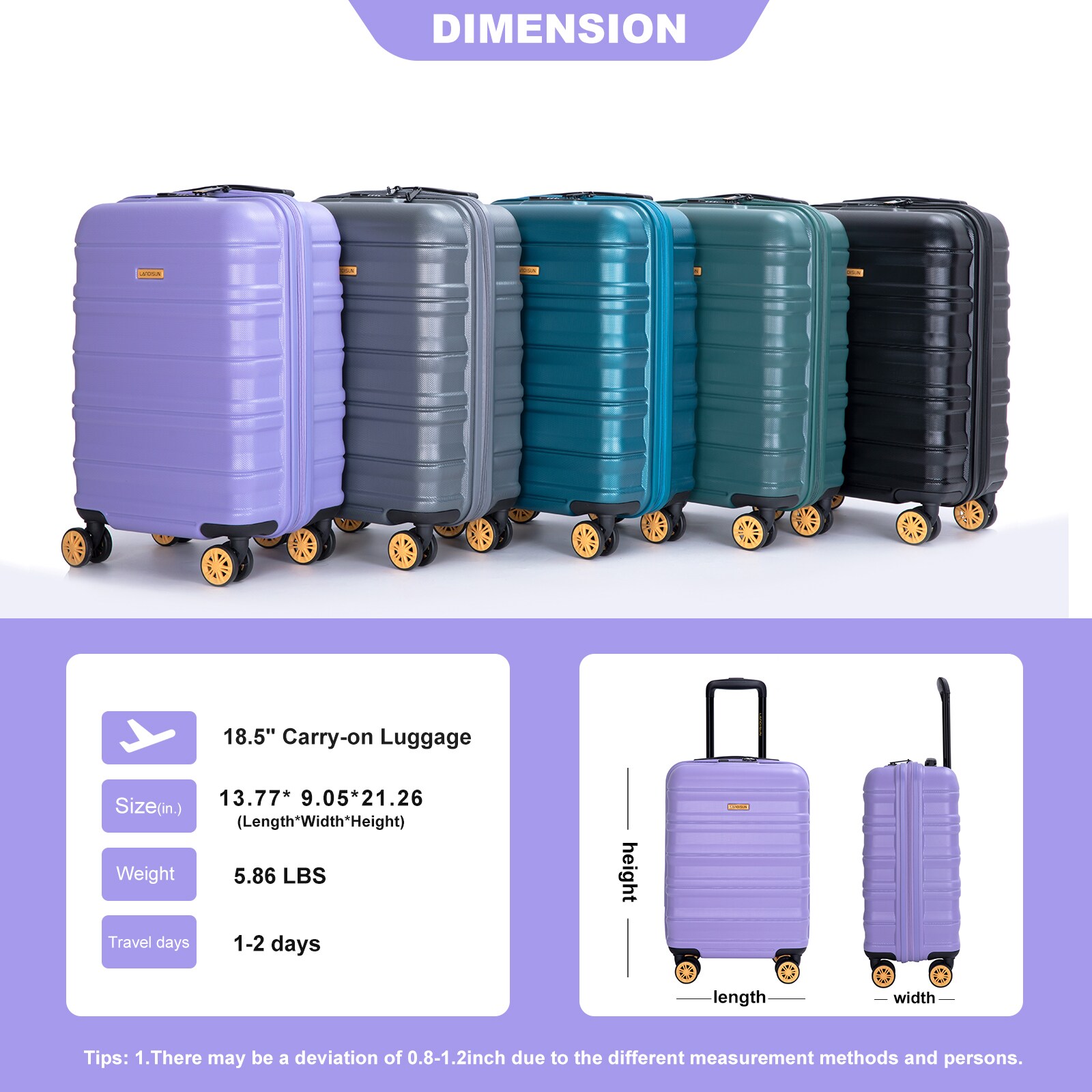 Flynama L-P179215 Luggage-And-Luggage-Sets - View #8