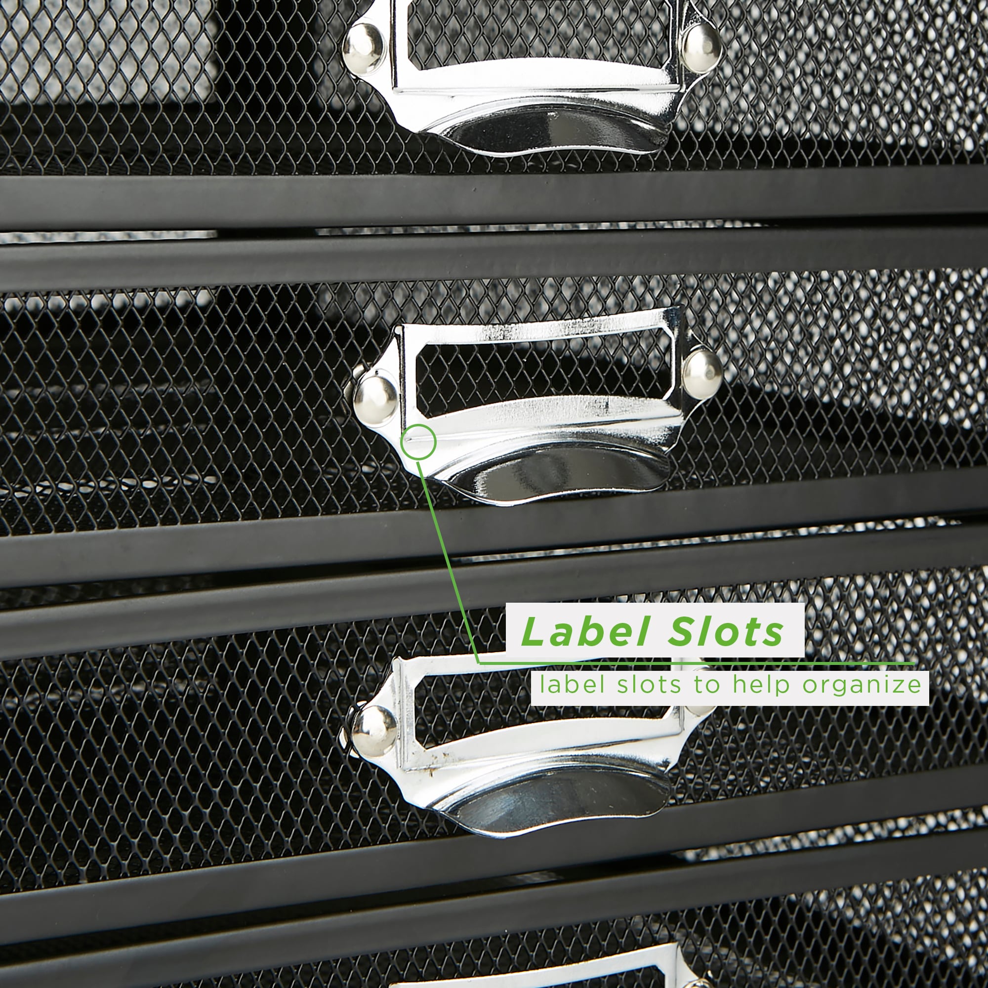 Mind Reader 5CABMESH-BLK Storage-Cabinets - View #7