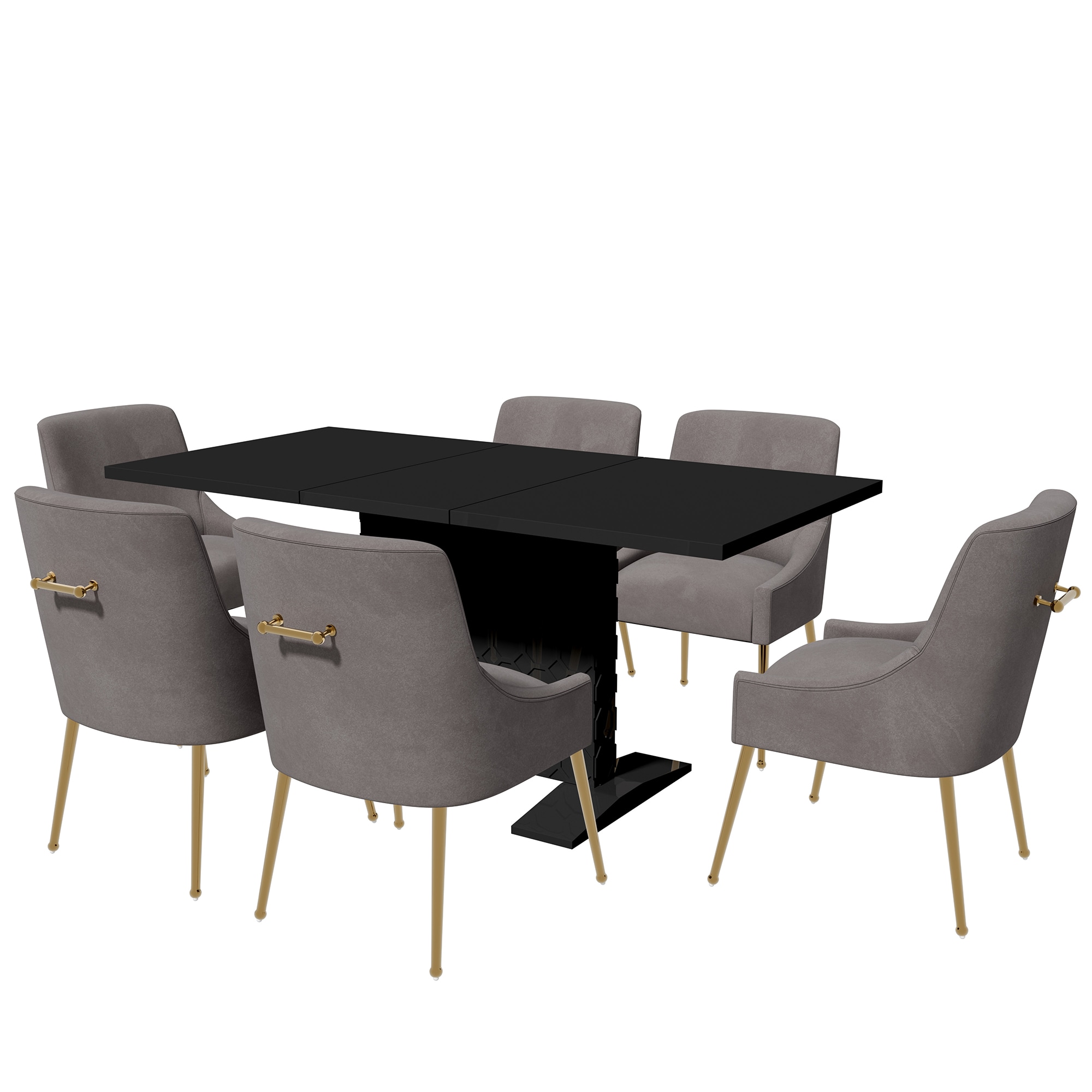 Clihome CL-ST1-BK700GY Dining-Sets - View #2
