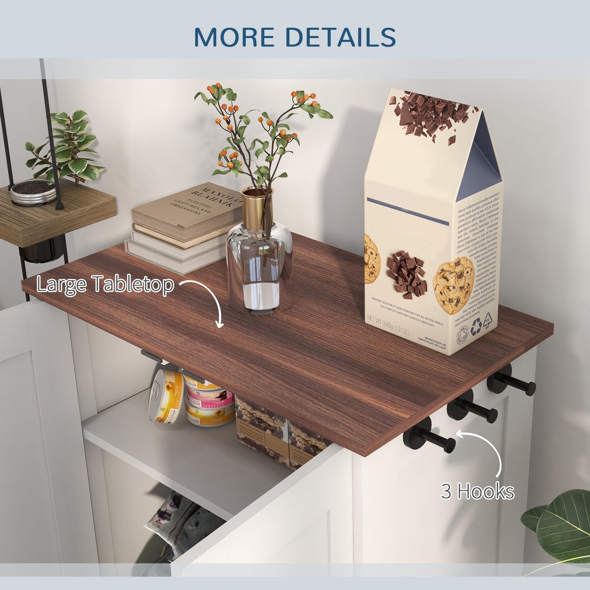 PawHut D08-059V00WT Pet-Bowls - View #6