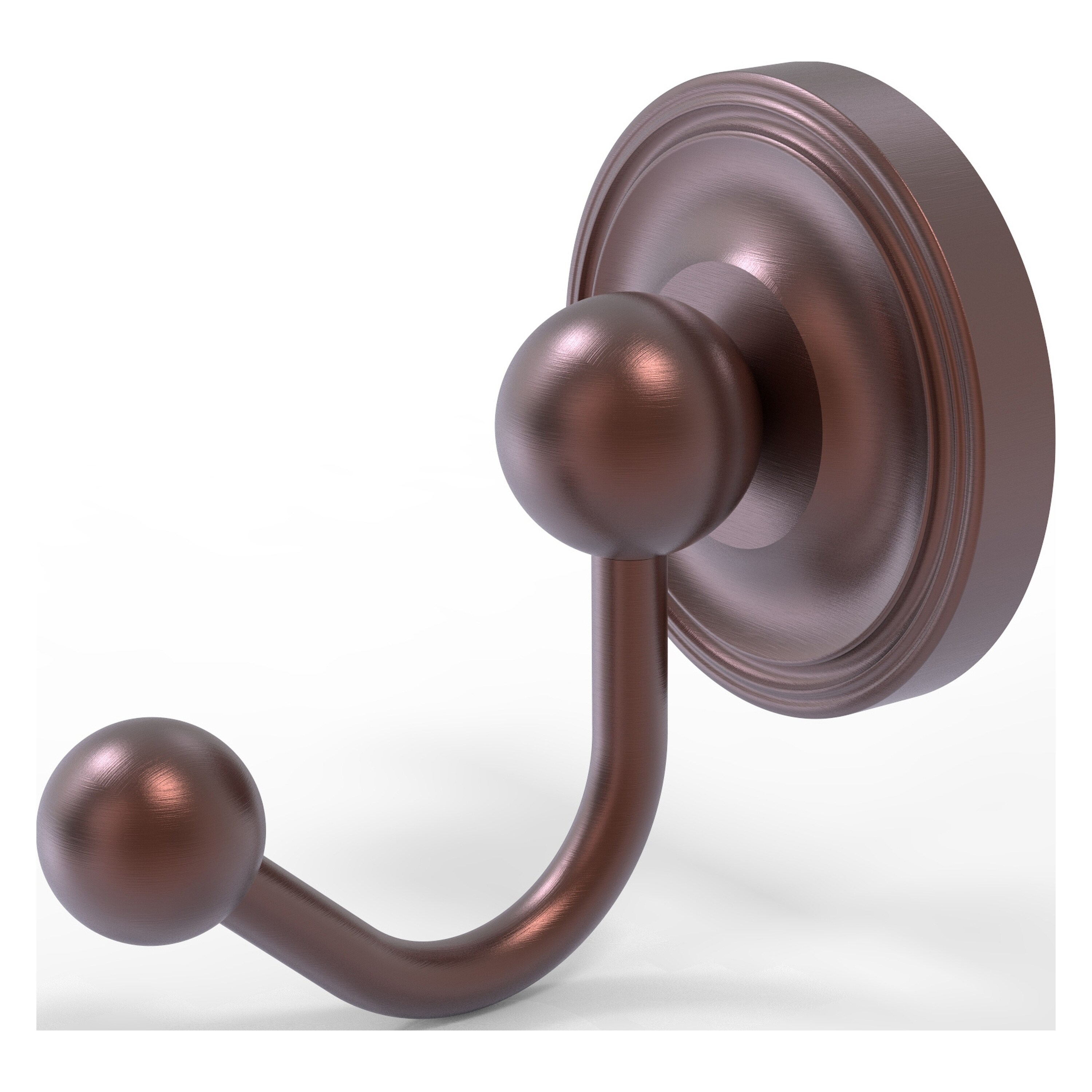 Allied Brass PR-H1-CA Prestige Regal Antique Copper Single -Hook Wall mount Towel Hook
