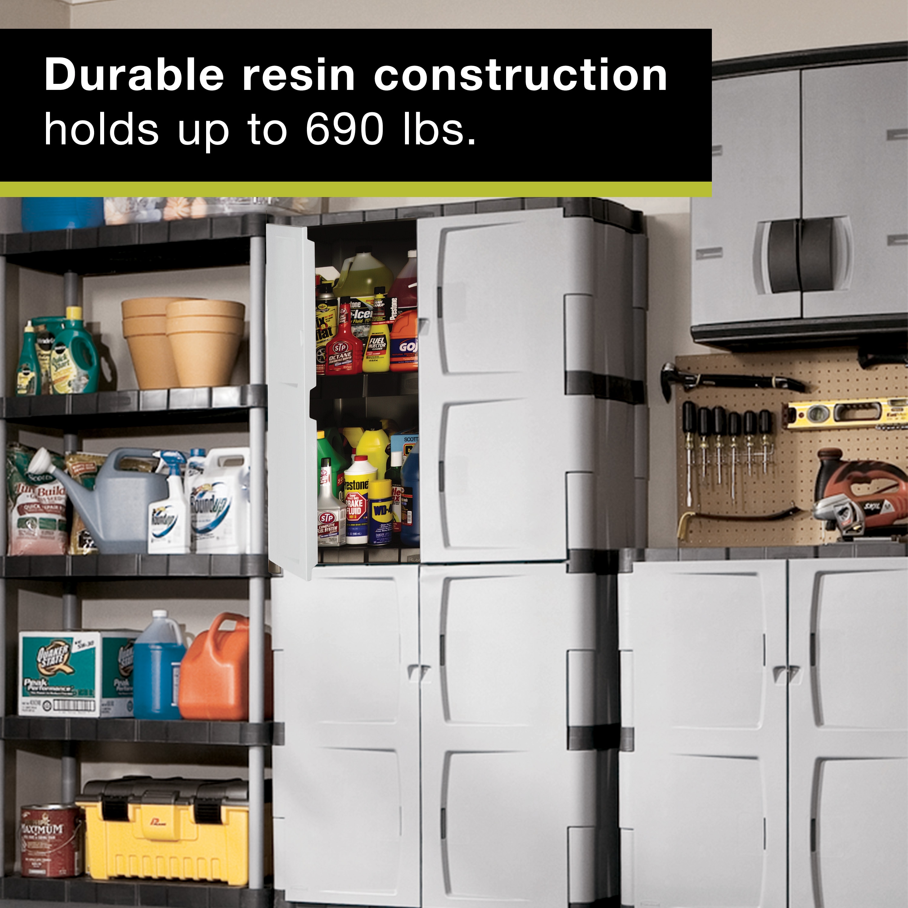 Rubbermaid FG708300MICHR Garage-Cabinets - View #4
