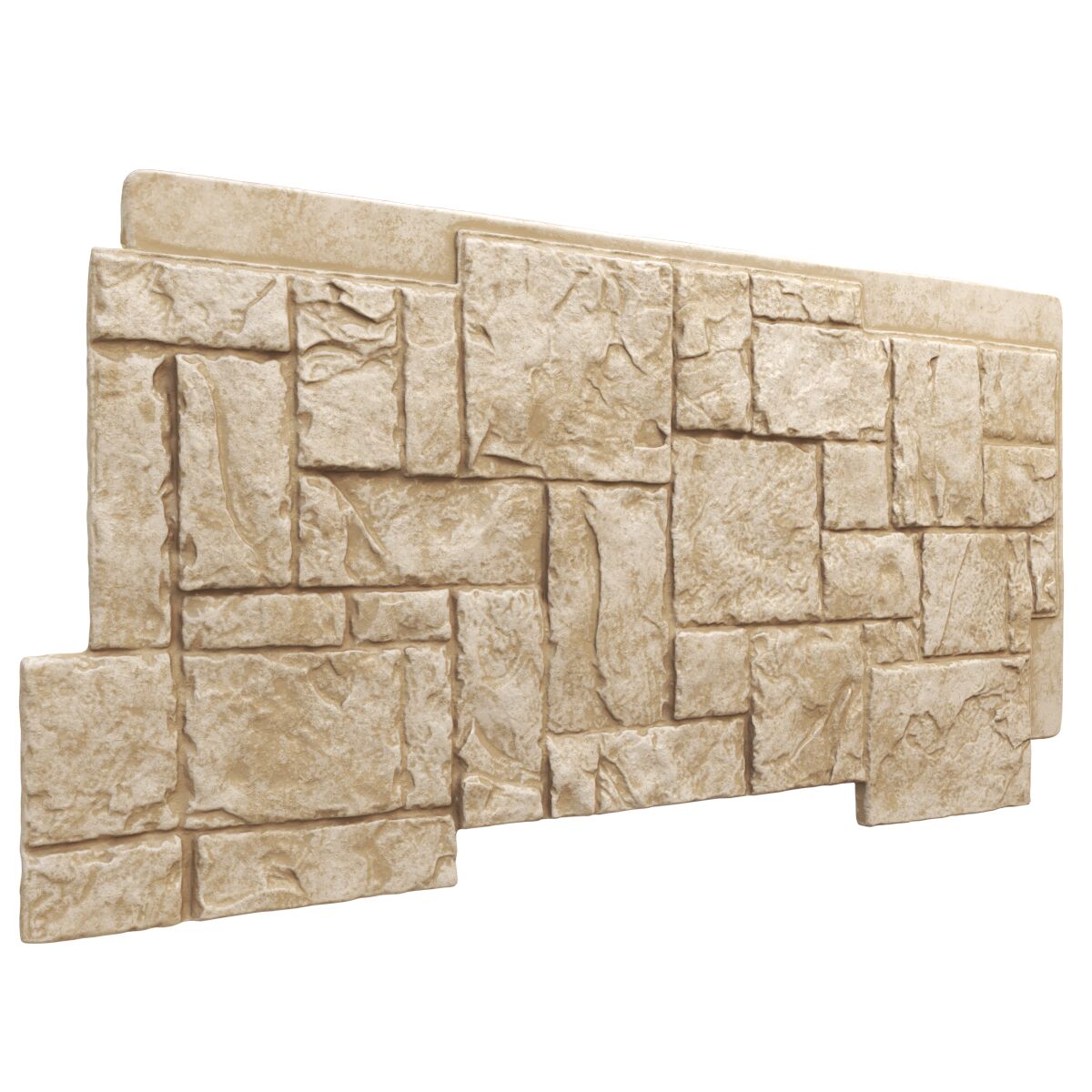 Ekena Millwork 49-in x 24.5-in Castle Rock Stacked Stone 8-sq ft ...