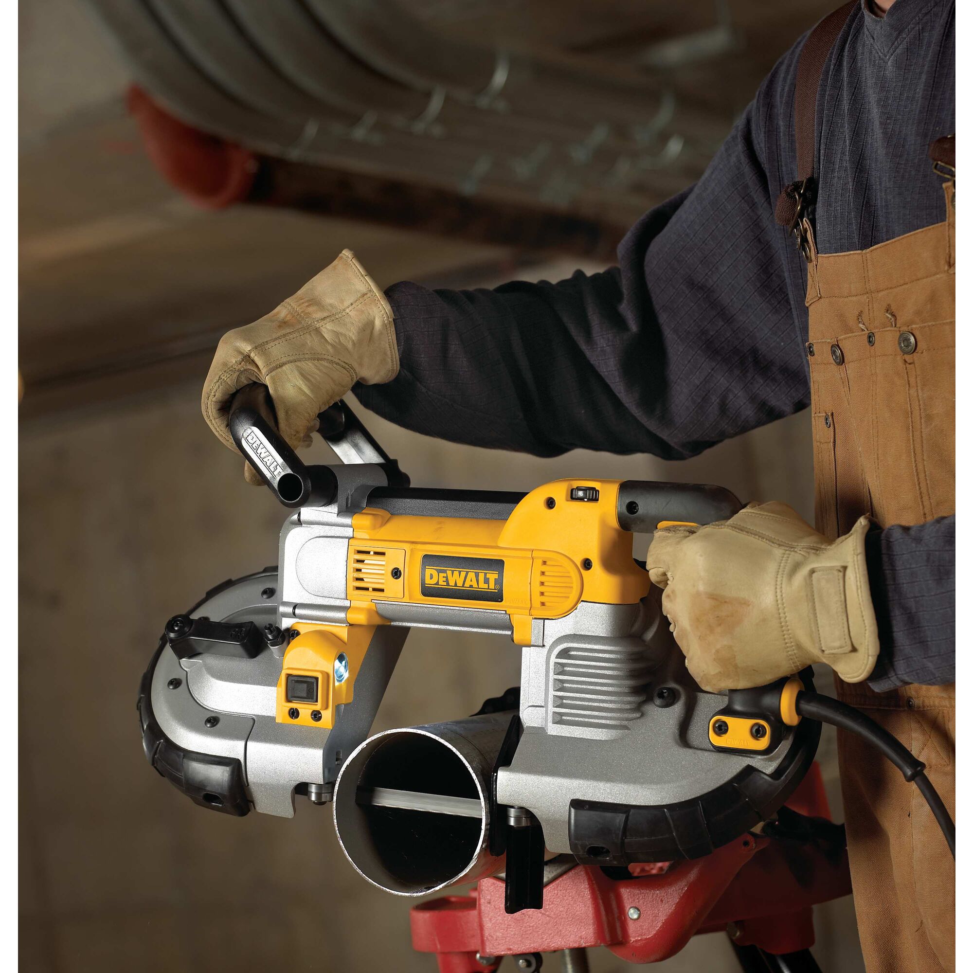 DEWALT 10 Amps 4.75-in Portable Band Saw (Bare Tool) in the