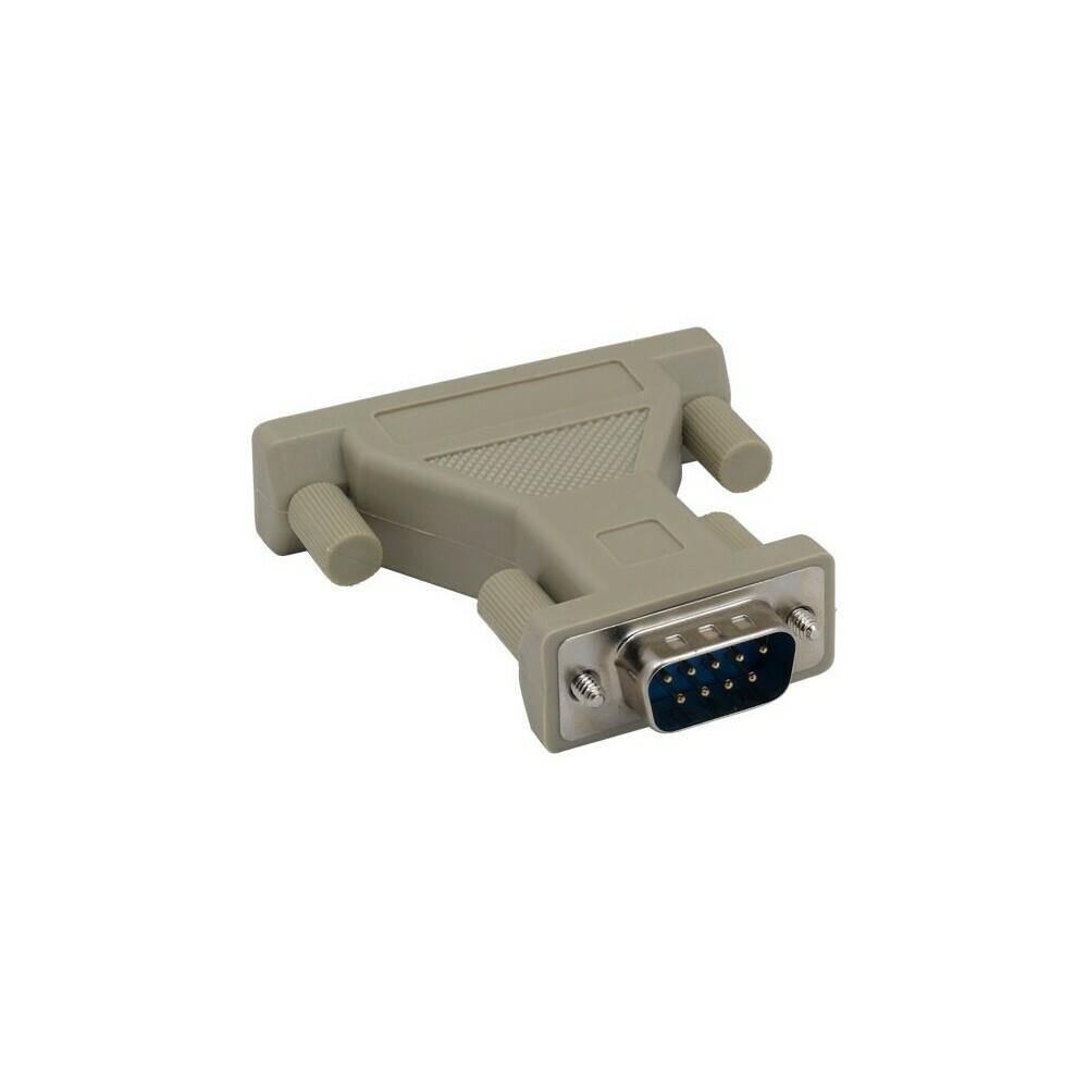 SkilledPower ZX9CNCT619 DB9 Female to DB25 Male AT Modem Adapter- Beige