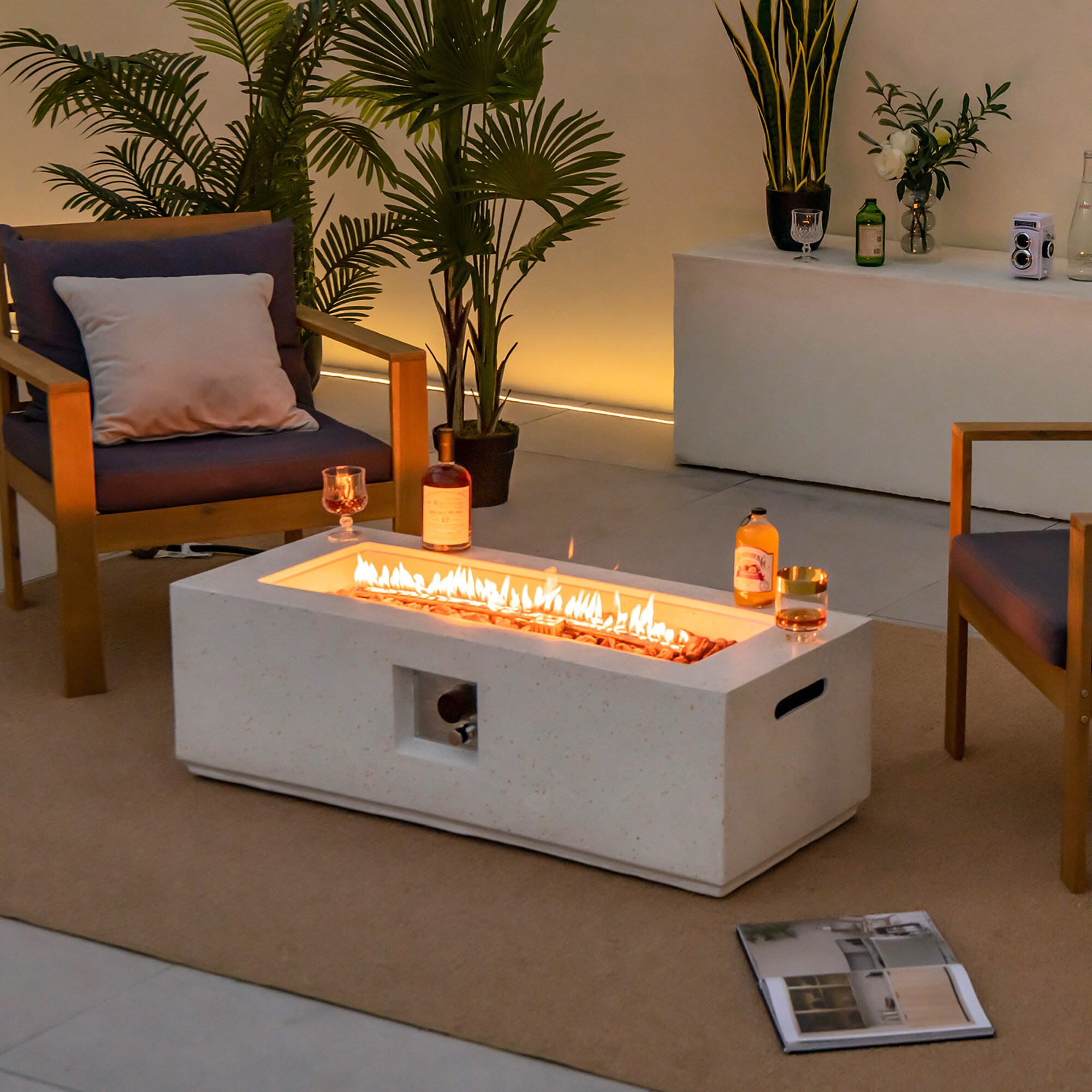 Costway LWS00244 Outdoor-Gas-Firepits - View #8