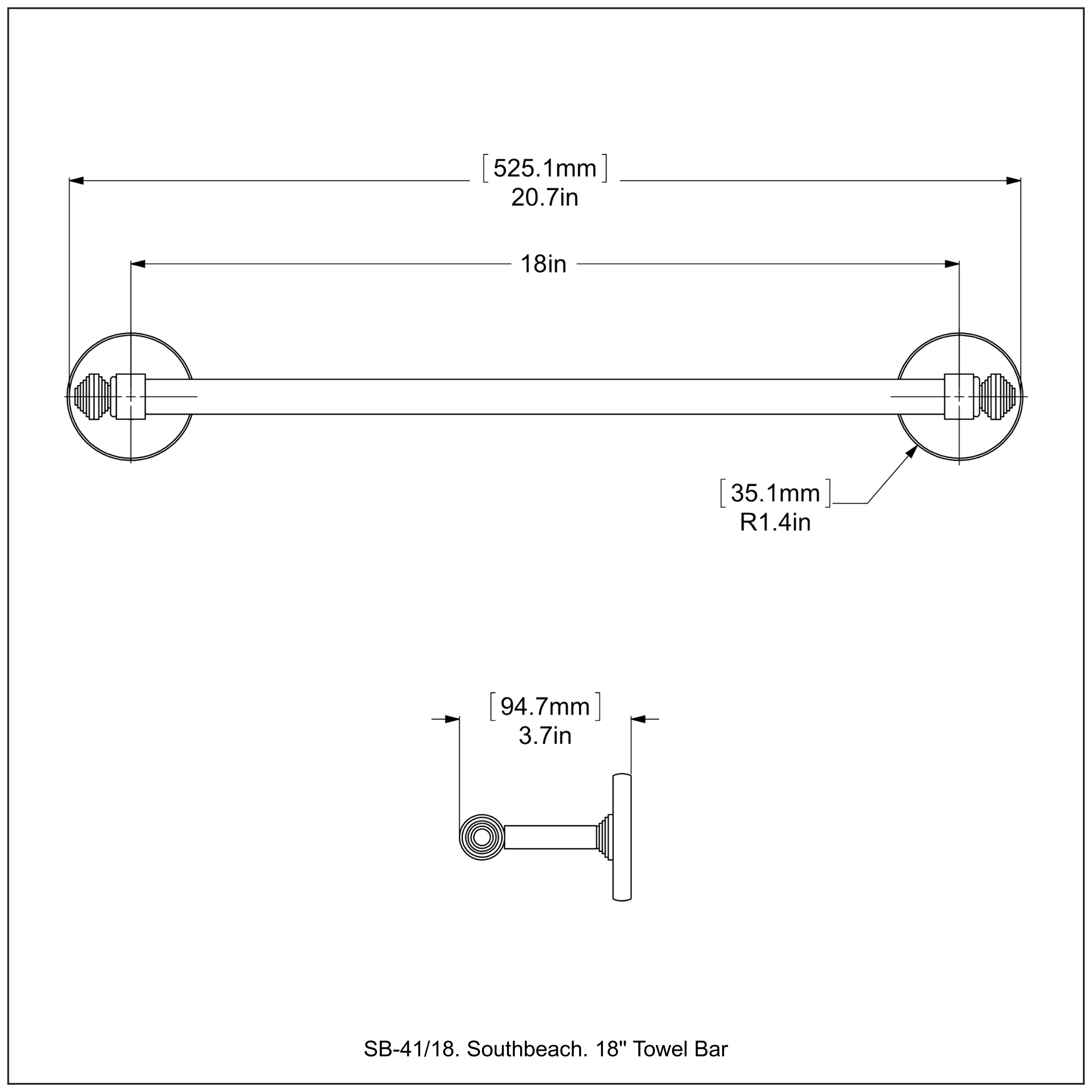 Allied Brass SB-41/18-SBR d060350 - View #3