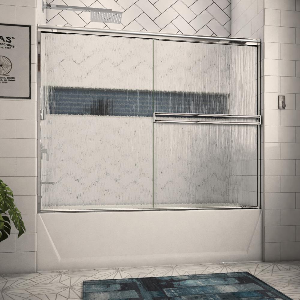 Arizona Shower Door Traditional Polished Chrome 62-in to 66-in W x 57. ...