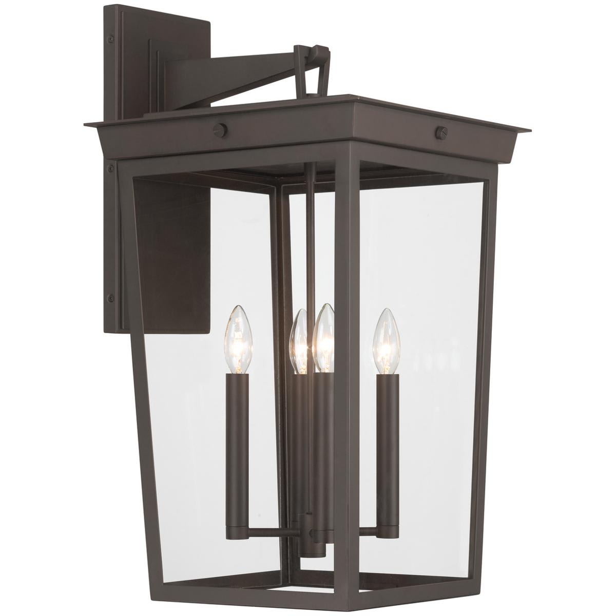 Crystorama - BEL-A8064-TZ Belmont 4 Light 26 inch Twilight Bronze Outdoor Sconce