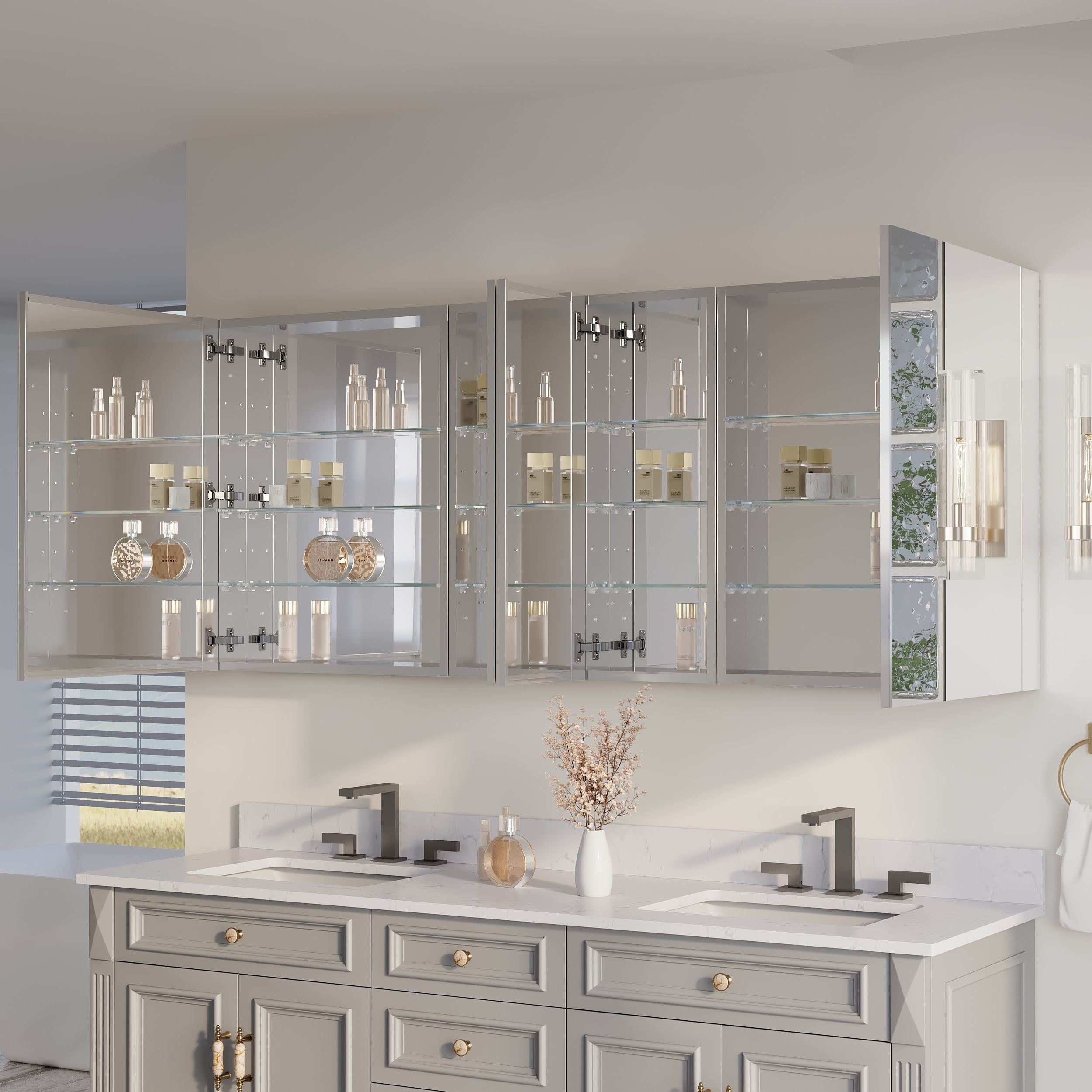 CALVON RCRS4-7230L-MC Bathroom-Medicine-Cabinets - View #12