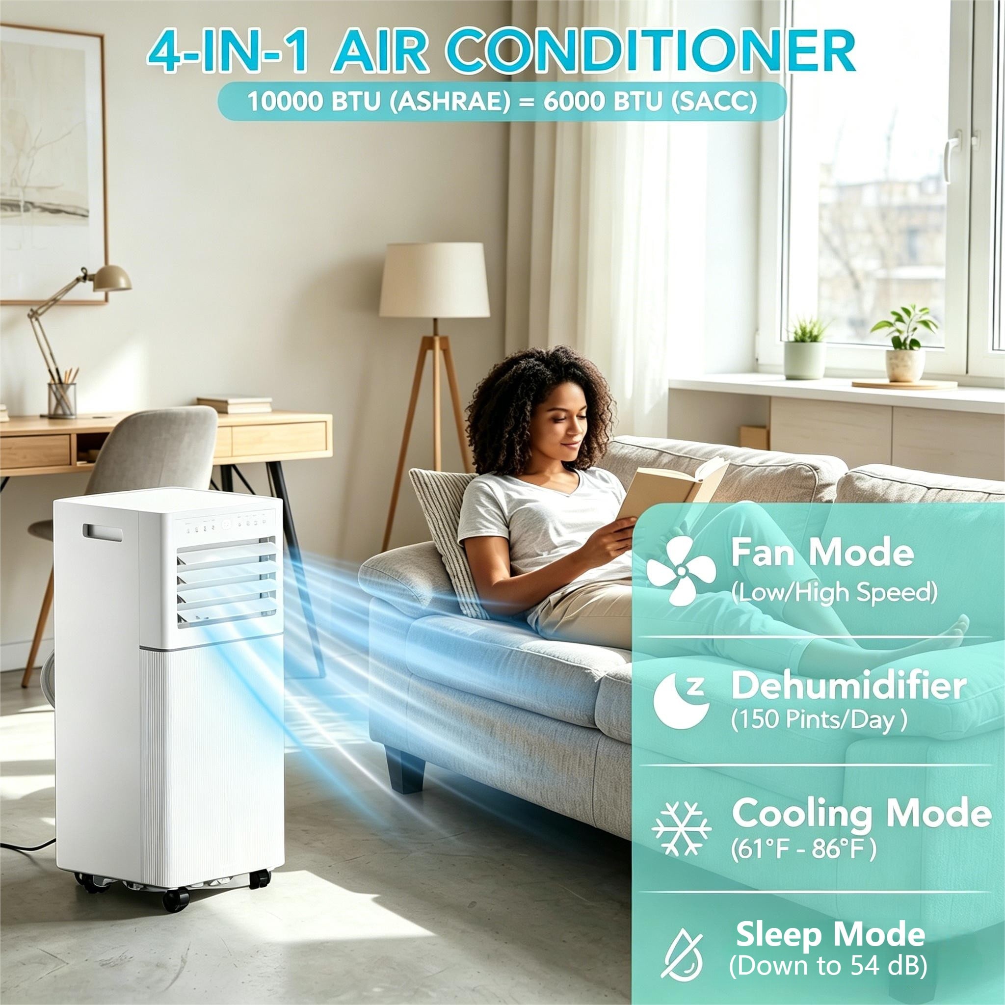 COWSAR AC5420-10K Portable-Air-Conditioners - View #4