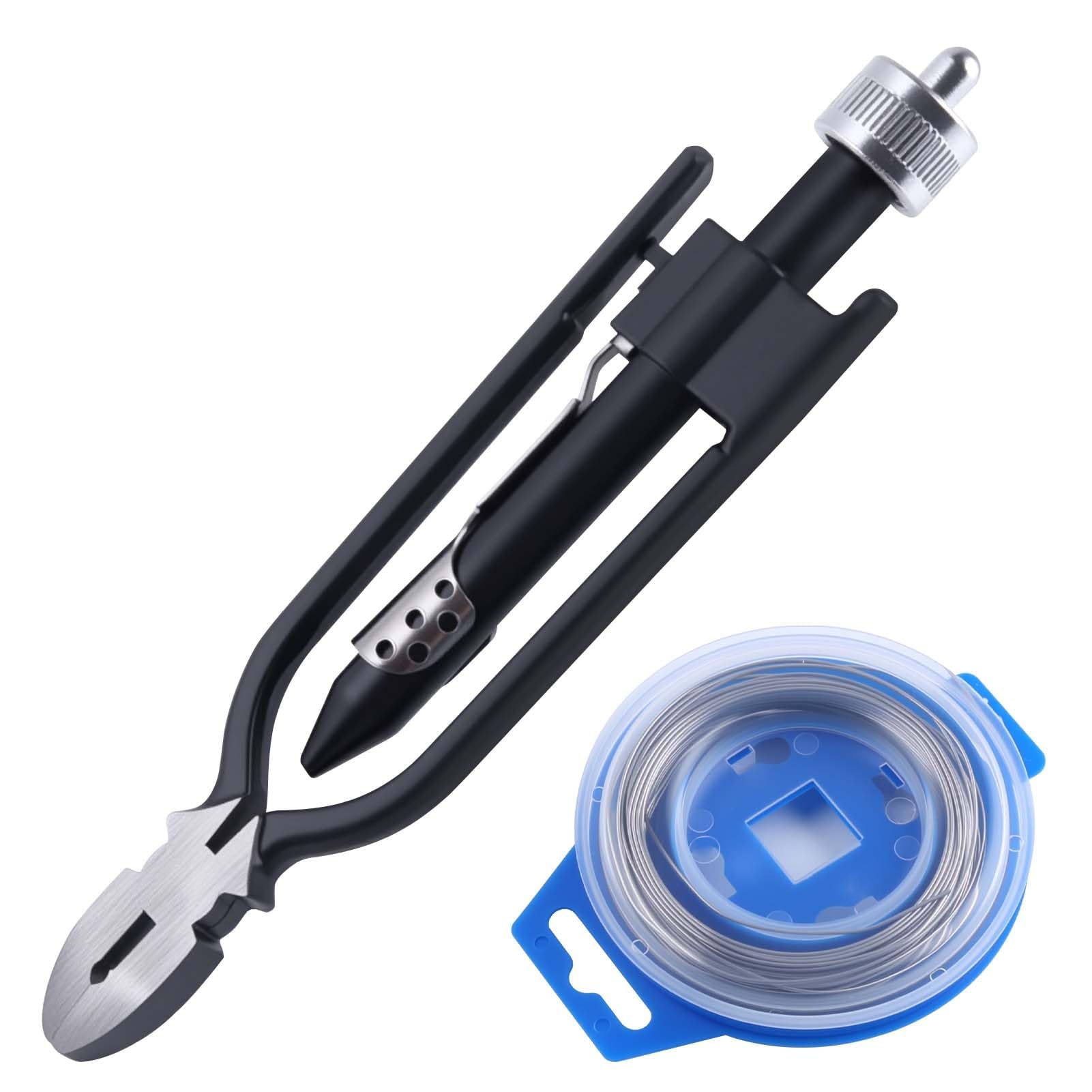 DYRCJ 6 Inch Safety Wire Twisting Pliers With 50 Feet Stainless Steel Wire for Aircraft Automotive and Industrial Use durable #LDY0825Y0593