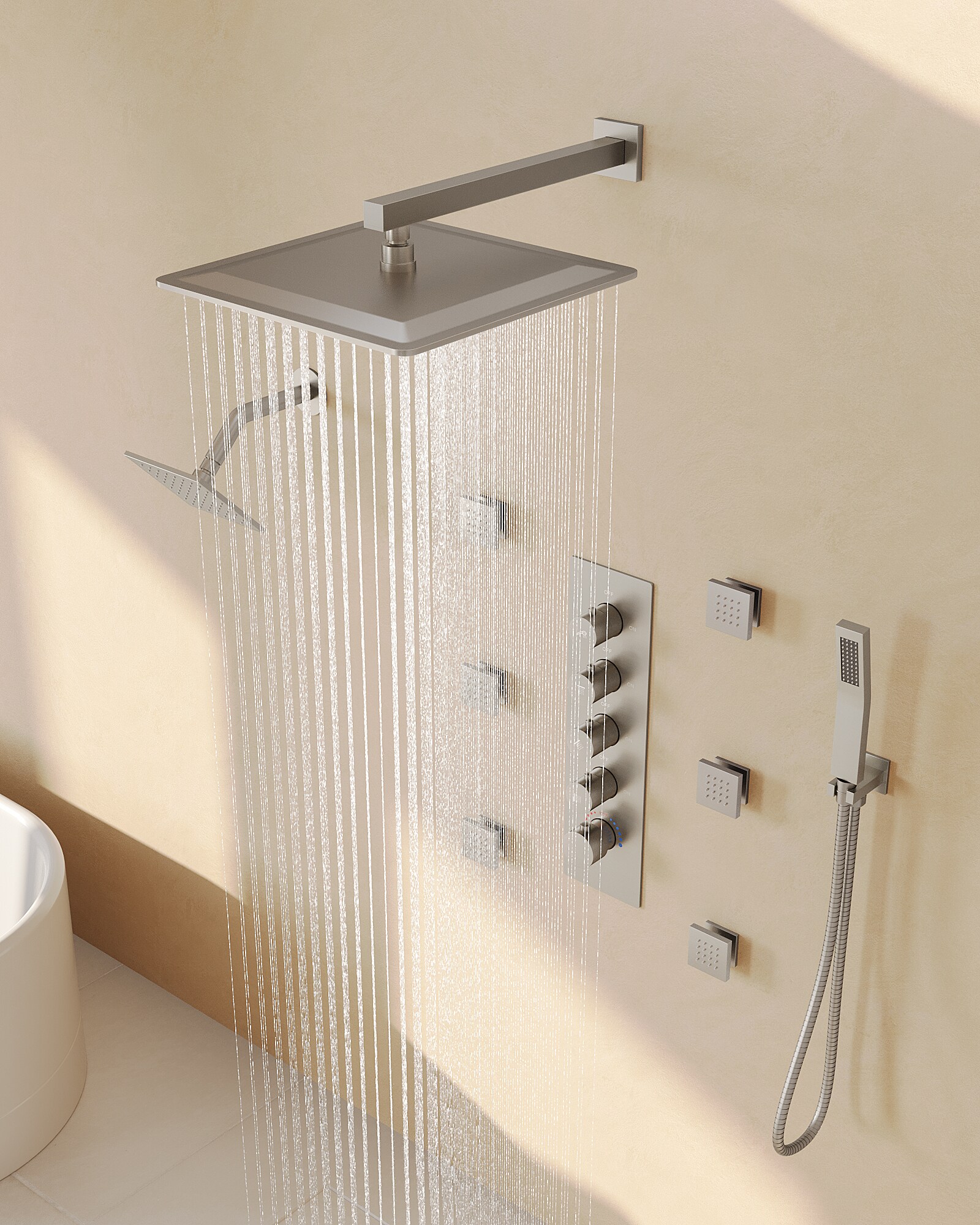 GRANDJOY SGF10GJ-64-BN16 Tub-Shower-Faucets - View #2