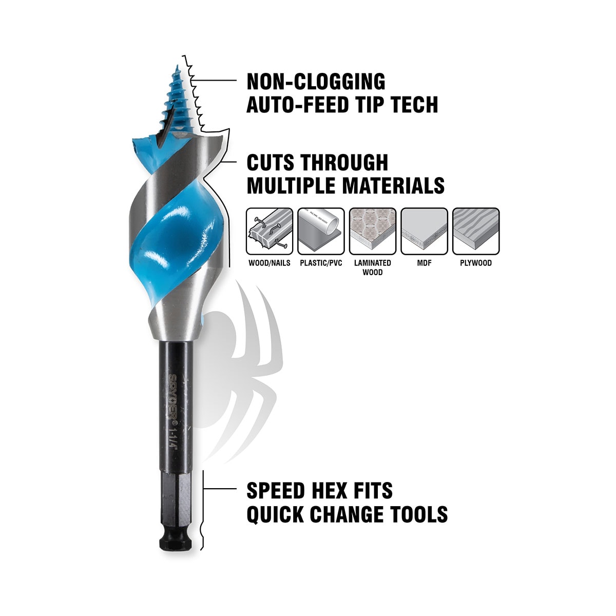 Spyder 12021 Woodboring-Drill-Bits - View #3