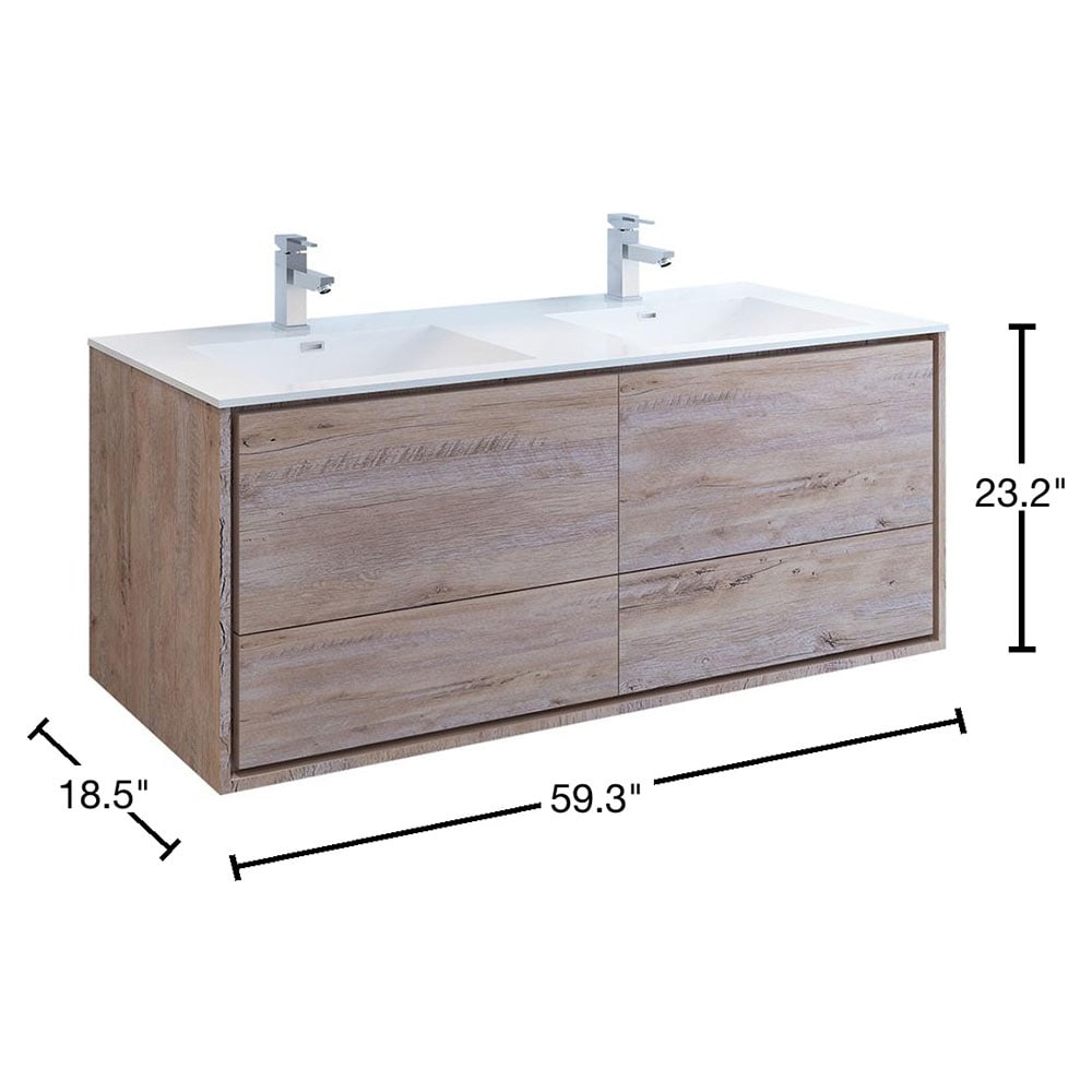 Fresca FCB9260RNW-D-I Bath-Vanity-Combo - View #9