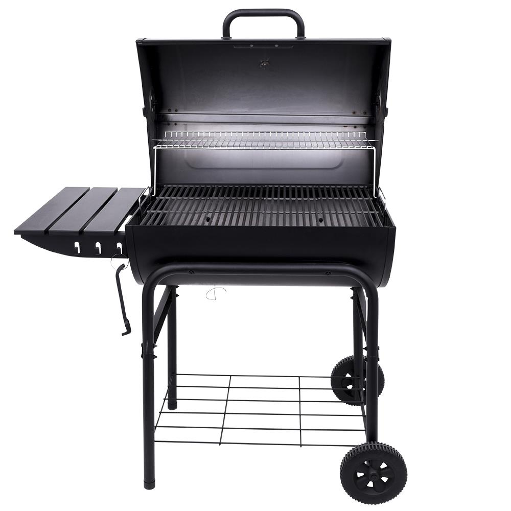 Char Broil American Gourmet 29.1 in W Black Barrel Charcoal Grill