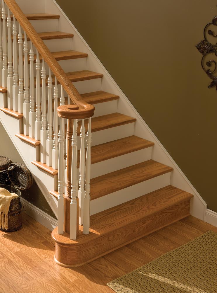 L.J. Smith Stair Systems 2.25-in x 15-in Unfinished Wood Red Oak Fitting in  the Handrails & Accessories department at