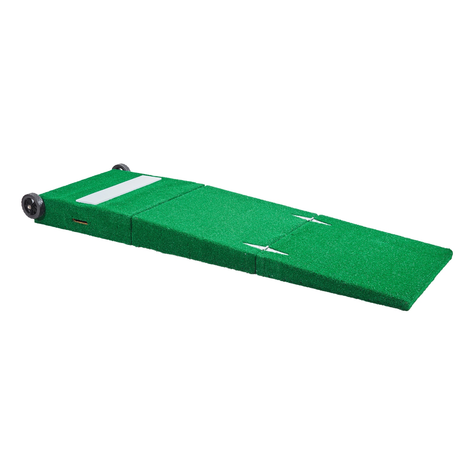 VEVOR Pitching Mound Portable Baseball 90 in IIndoor Outdoor Pitching Practice and Training Equipment Softball Pitching Aids with Antifade Turf Pitching Rubber Carry Handles