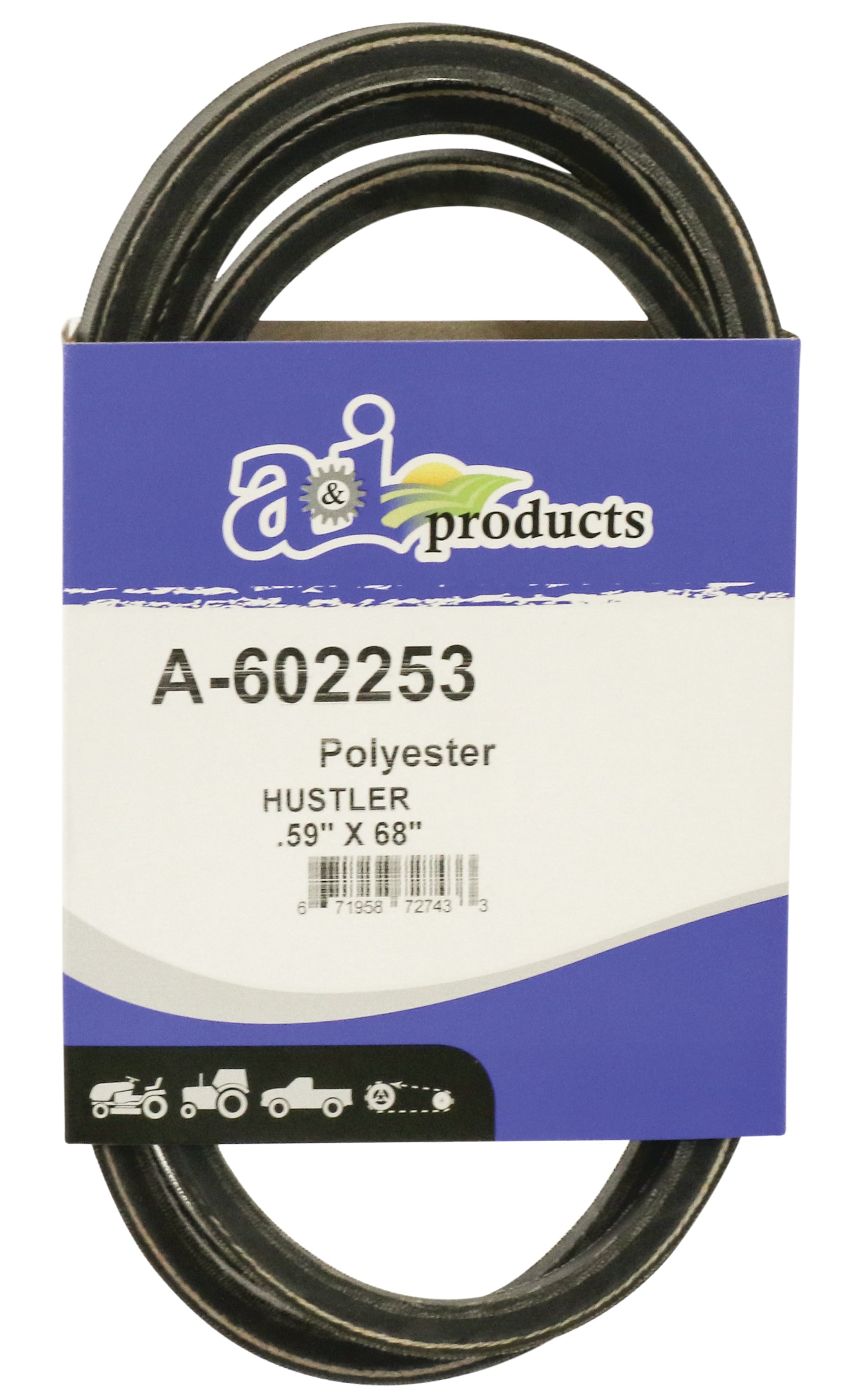 Sunbelt 0.53-in x 68-in Deck/Drive Belt, for Universal Multiple , Replaces OEM Part Number Universal