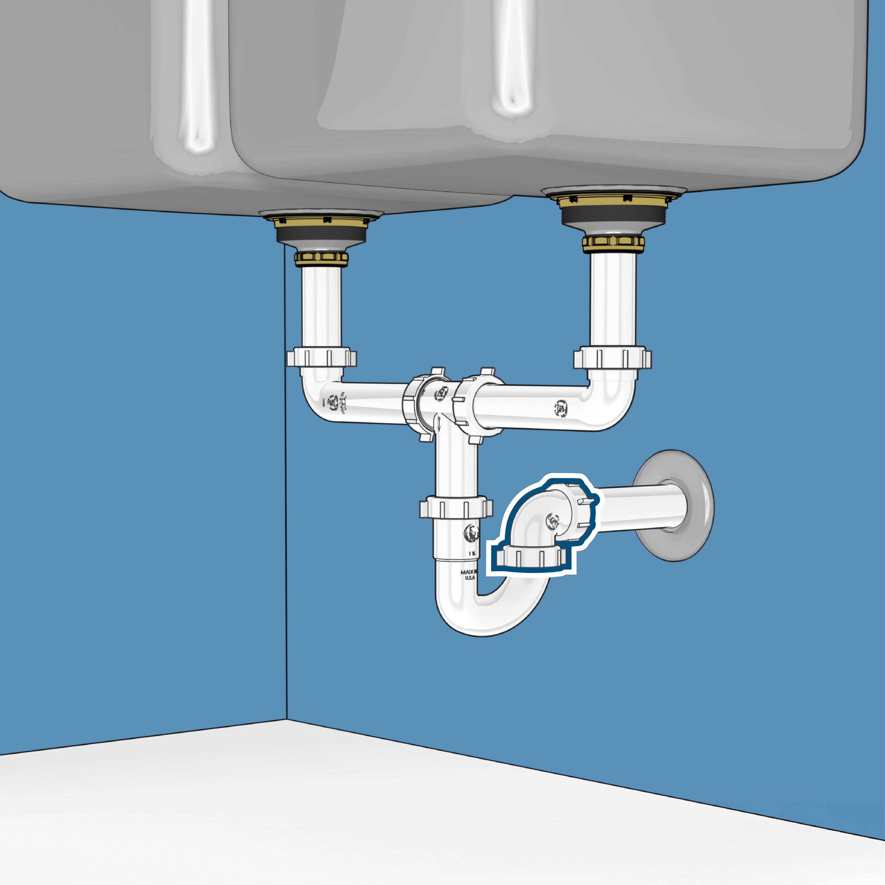 Dearborn 1000000644 Under-Sink-Tubular-Drainage - View #4