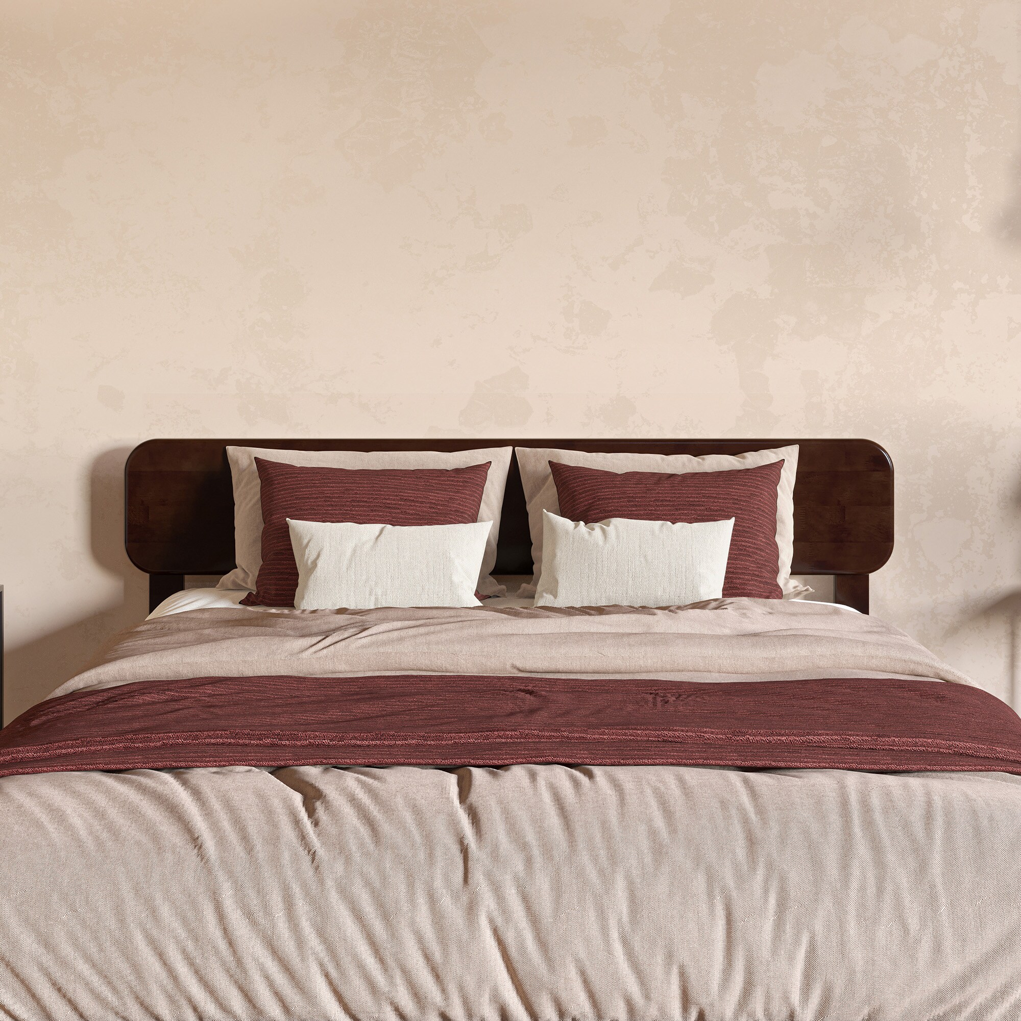 AFI AR296844 Florence Walnut Queen Headboard