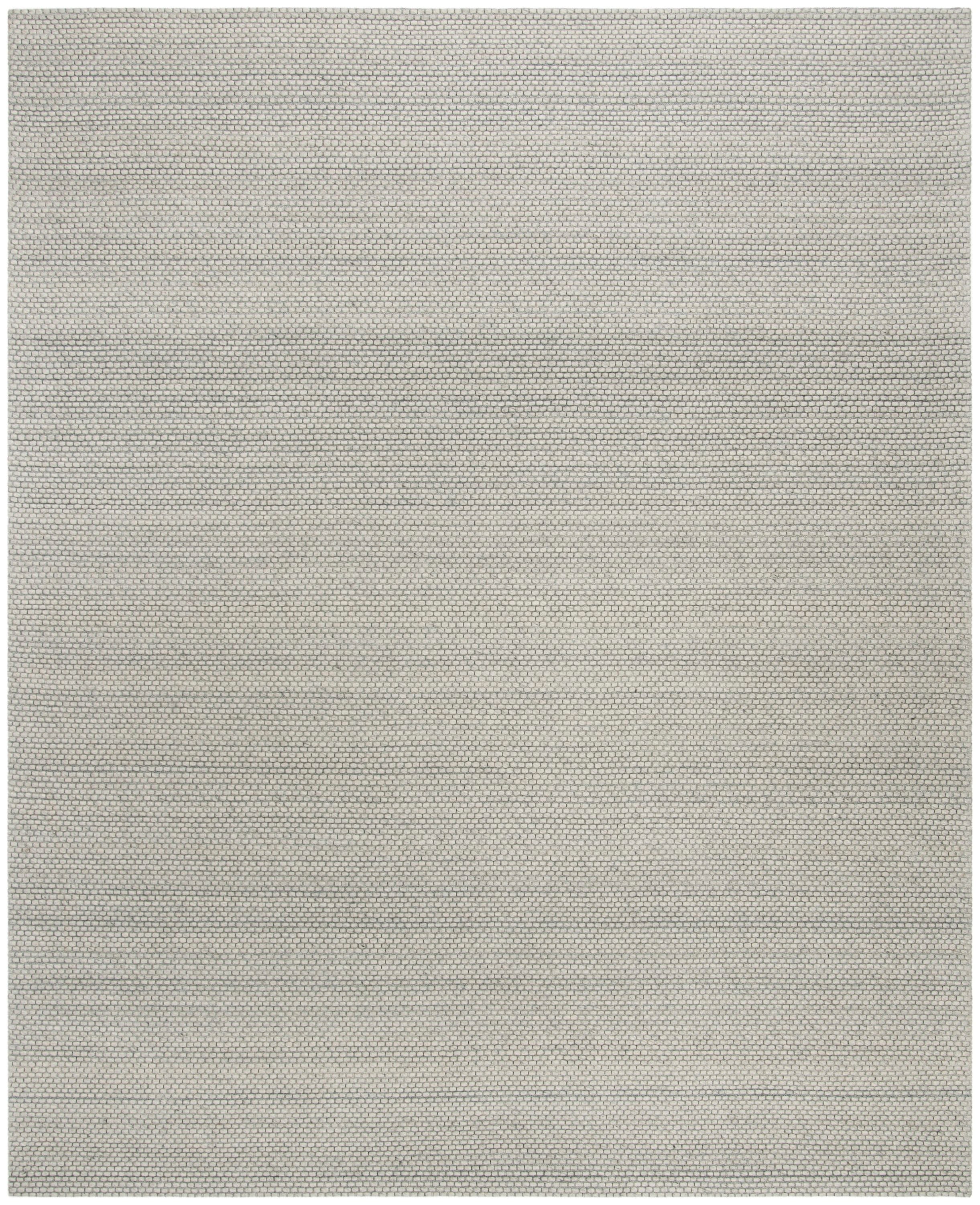 Safavieh NAT801C-9 Natura 9 x 12 (ft) Wool Gray Rectangular Indoor Solid Coastal Area rug