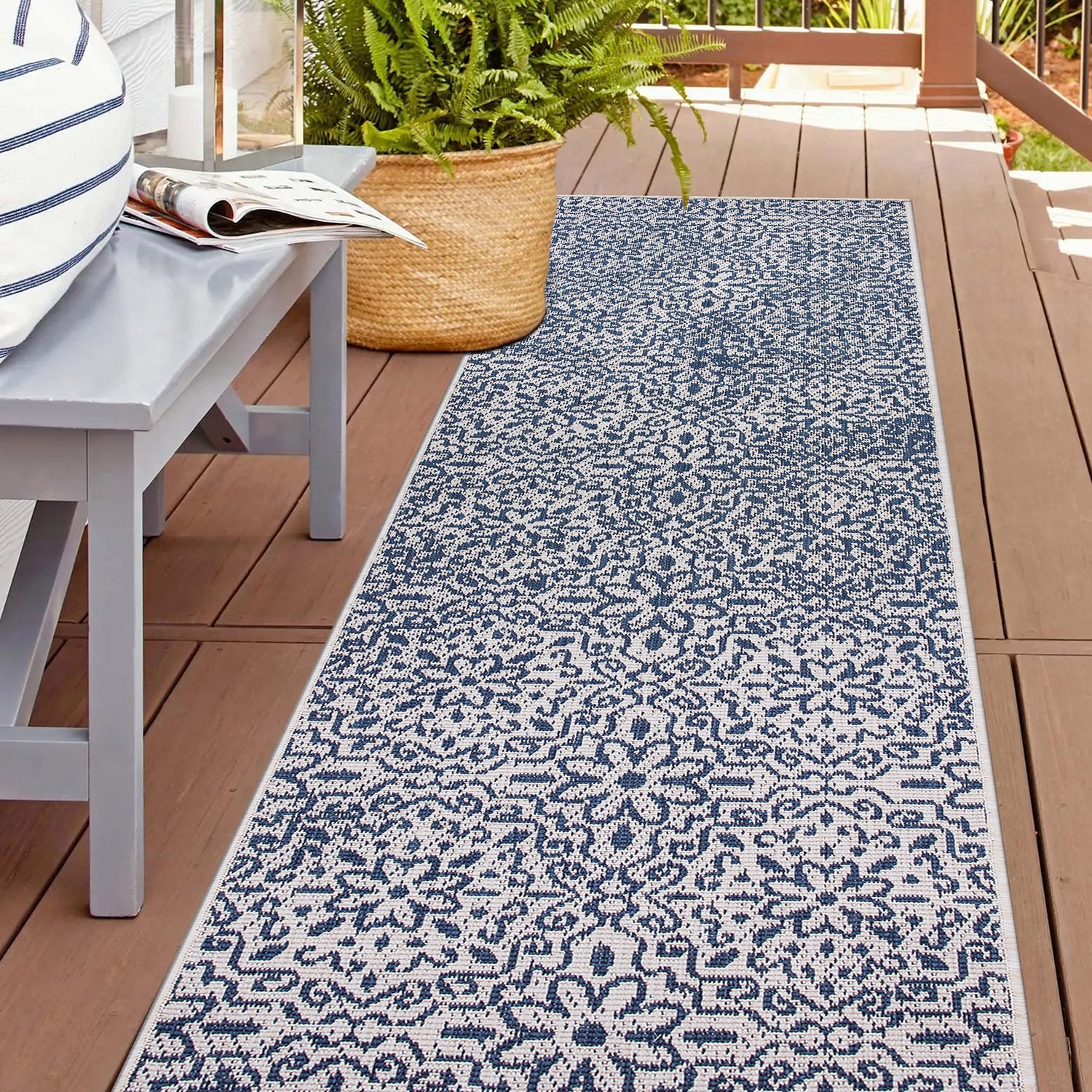 World Rug Gallery 4026BLUE2X7 rugs - View #8