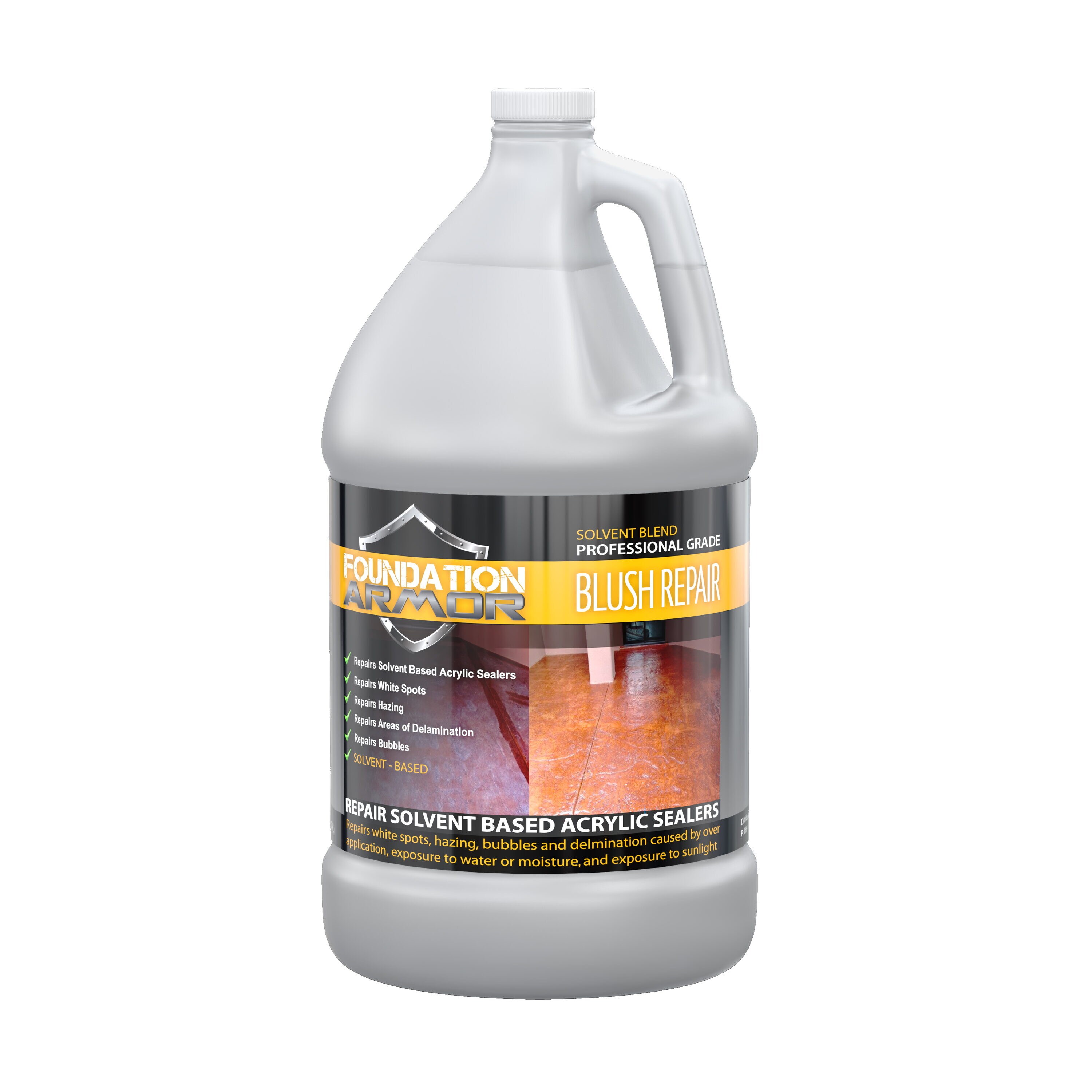 Foundation Armor BUSHREPAIR1GAL Matte Solvent-based Ready-to-use Concrete sealer ( 1-gallon )
