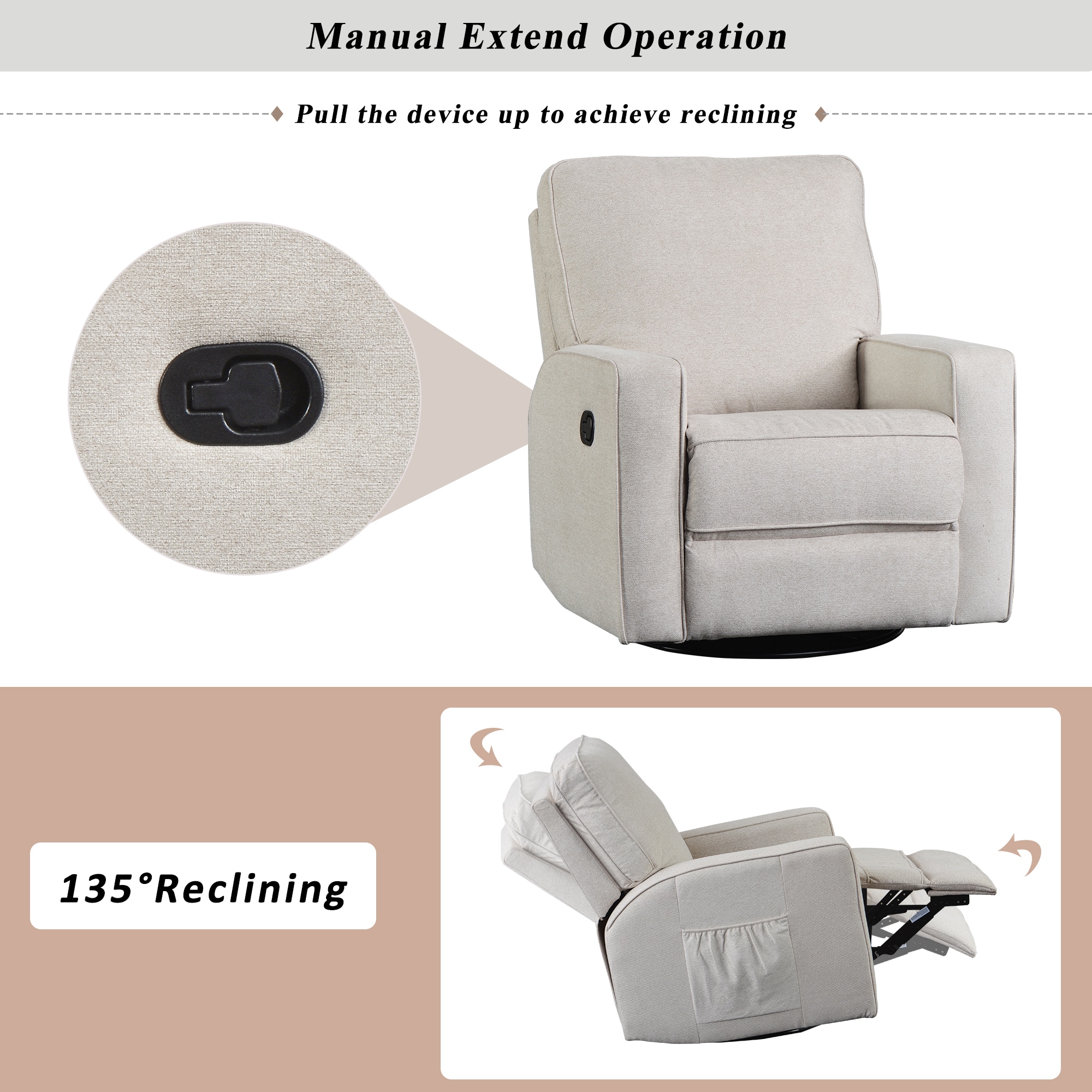 CASAINC OR-PP192721AAJ recliners - View #4