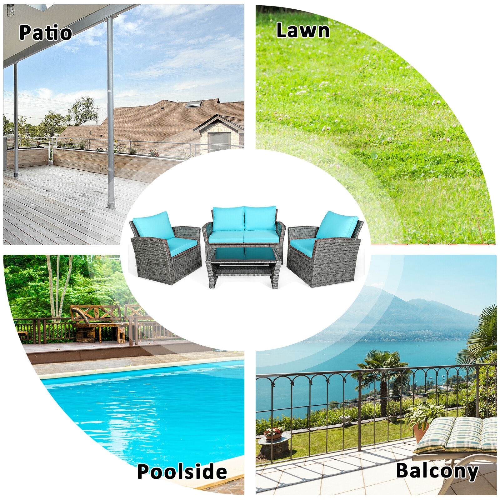 Slickblue D-CO-+UTA14876WH Patio-Conversation-Sets - View #5