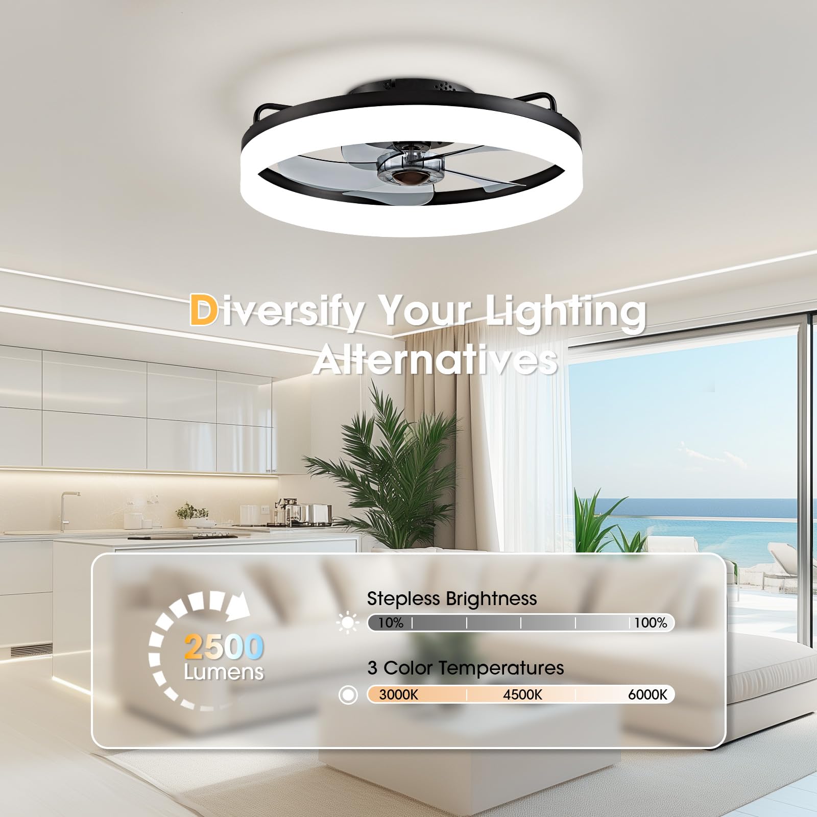 SILJOY LL-6001BL-01 Ceiling-Fans - View #2