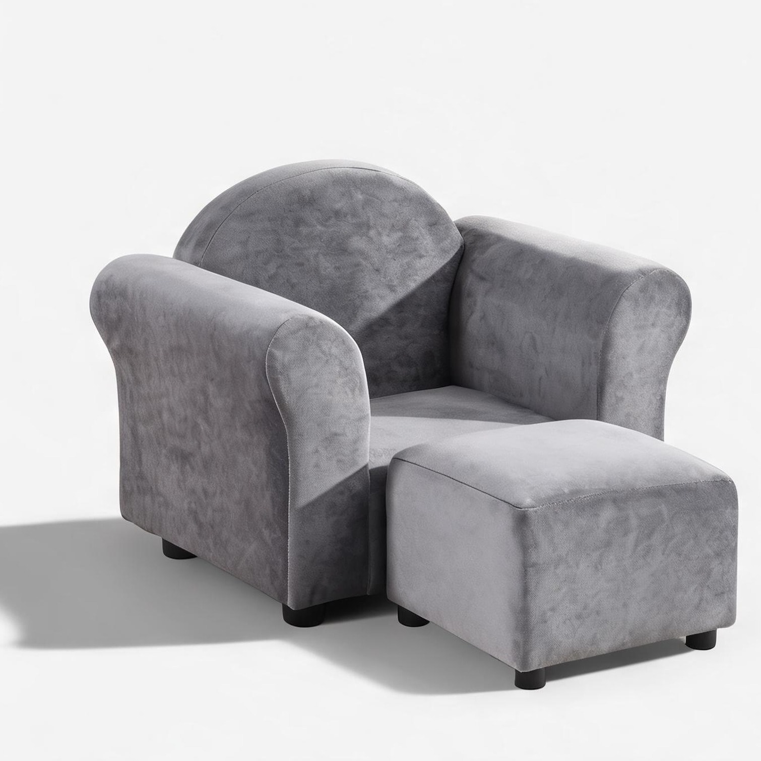 Naturefalls Velvet Sofa for Bedroom and Living Room 22.4 x 16.1 x 17.7 in with Velvet Upholstery