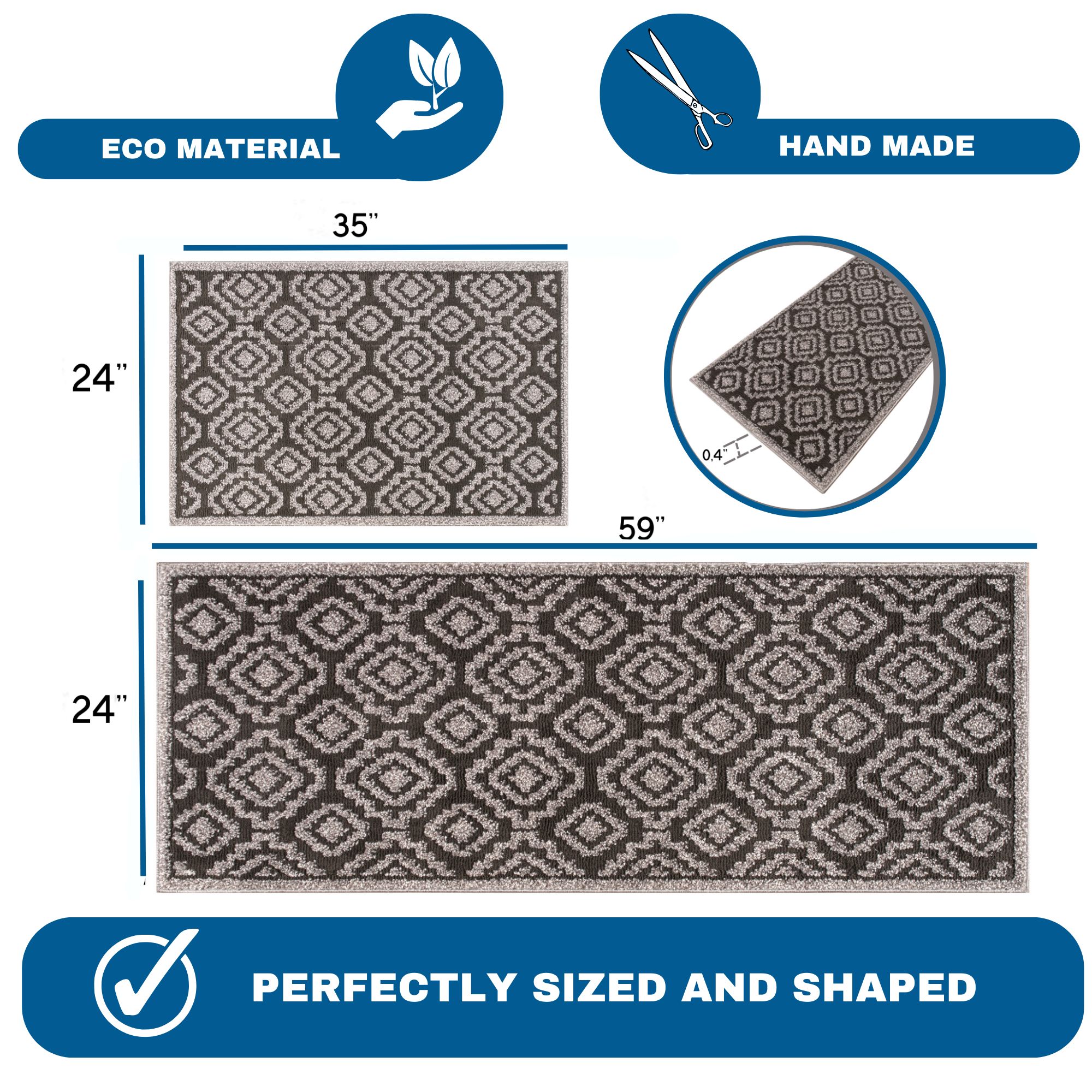 The Sofia Rugs K-MAT-72A-DG-2-24 rugs - View #2