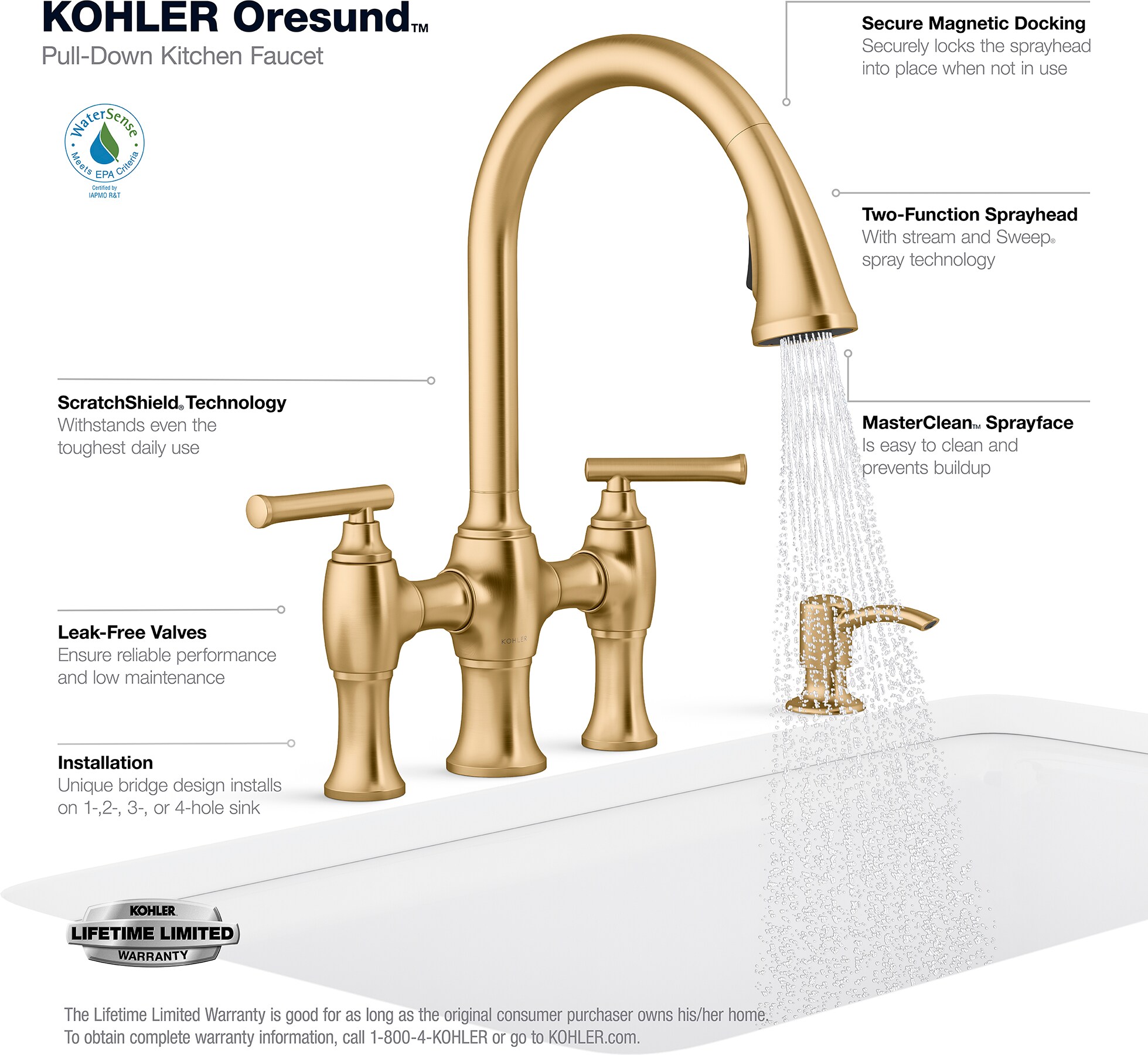 KOHLER K-R28705-SD-2MB Kitchen-Faucets - View #5