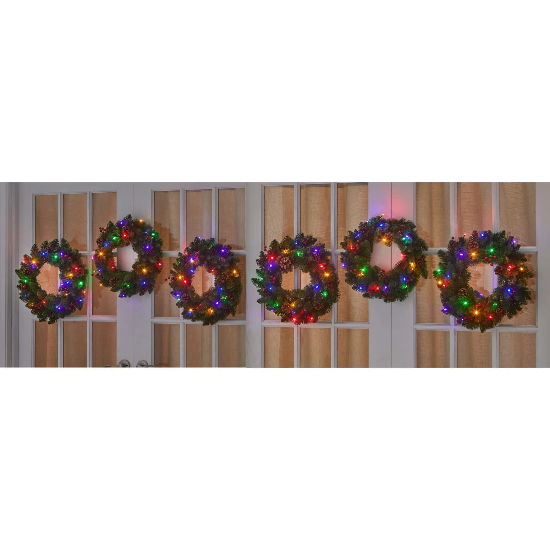 BrylaneHome 196696895096 Artificial-Thanksgiving-Wreaths - View #2