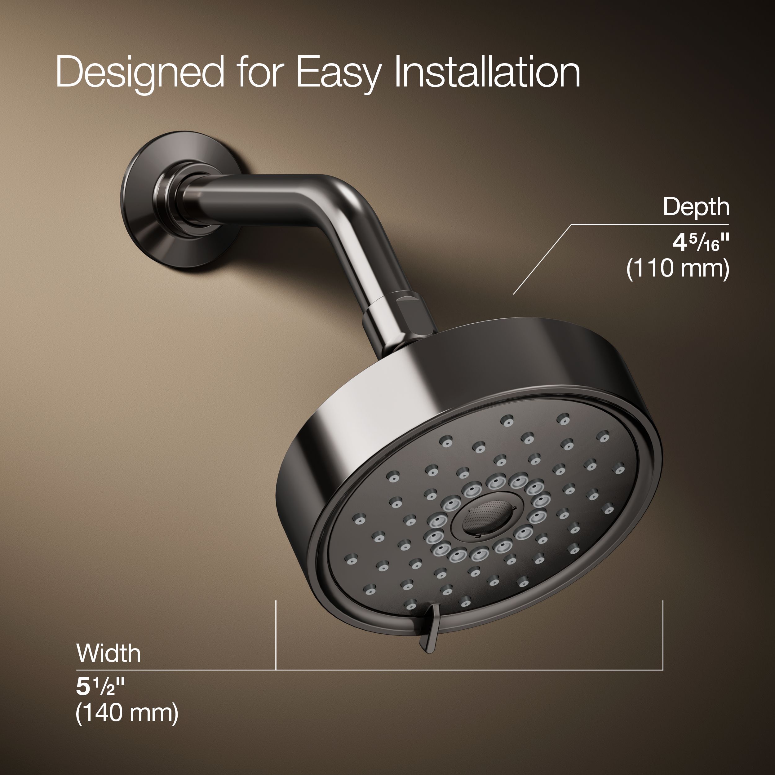 KOHLER K-22170-TT Fixed-Showerhead - View #3