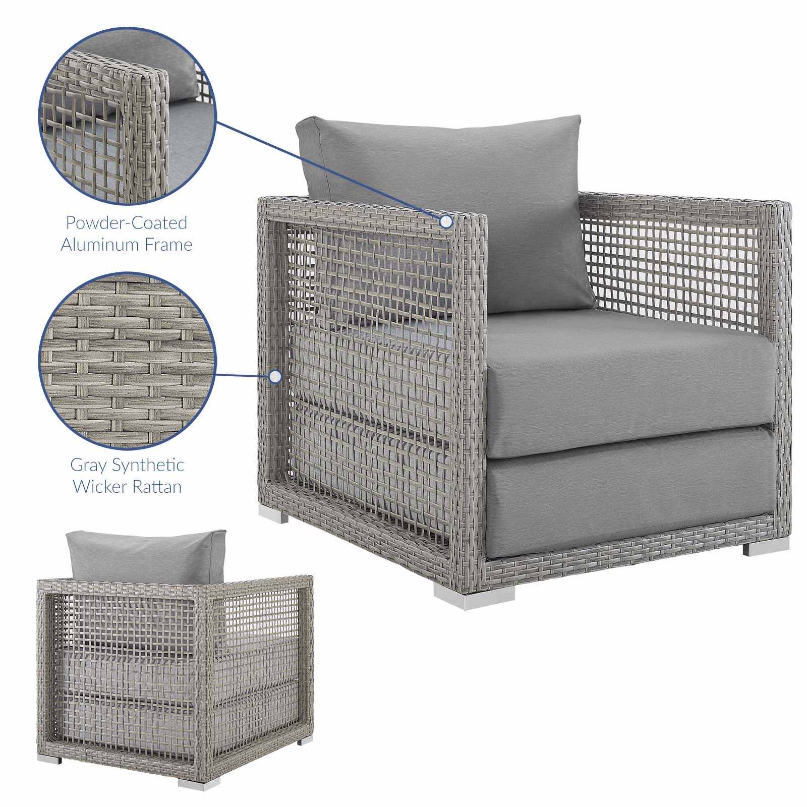 Modway EEI-2918-GRY-GRY Patio-Chairs - View #3