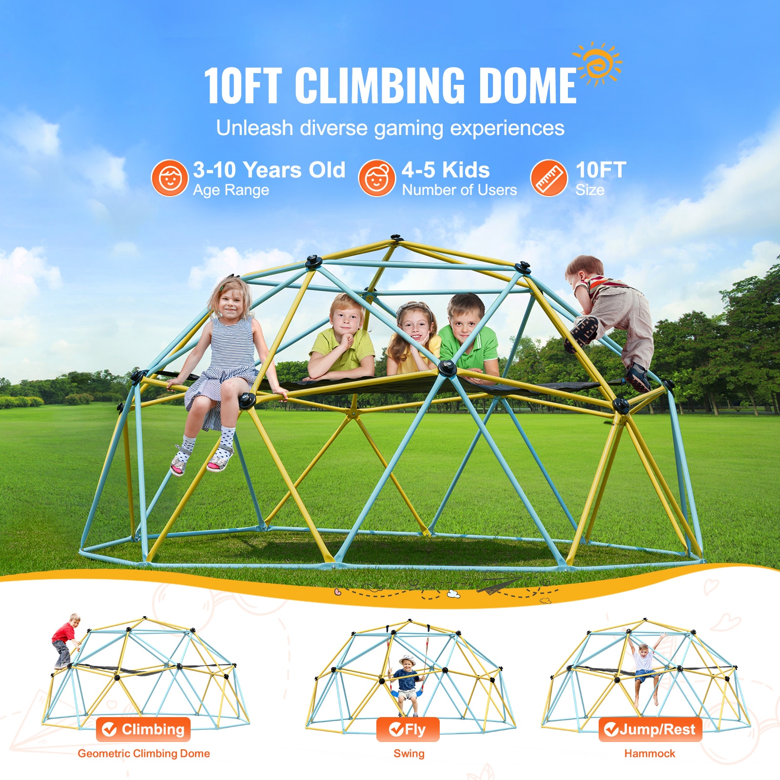 VEVOR JHPDYX10FTDCW8M10V0 climbers - View #2