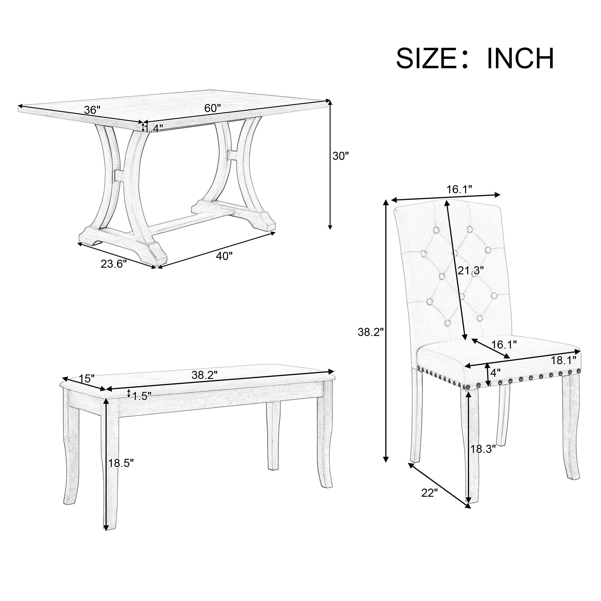 JANSNO DKSELL011 Dining-Sets - View #2