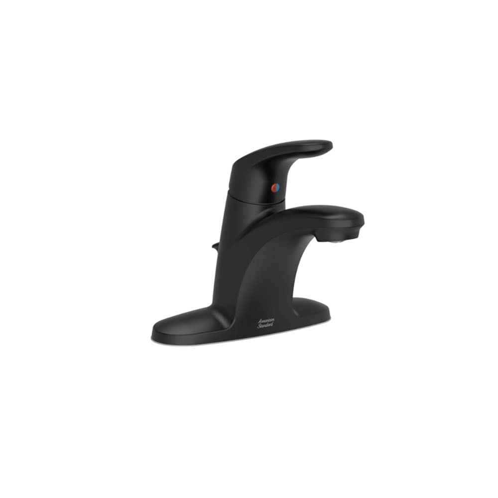 Matte Black Single-Handle Modern Bathroom Faucet
