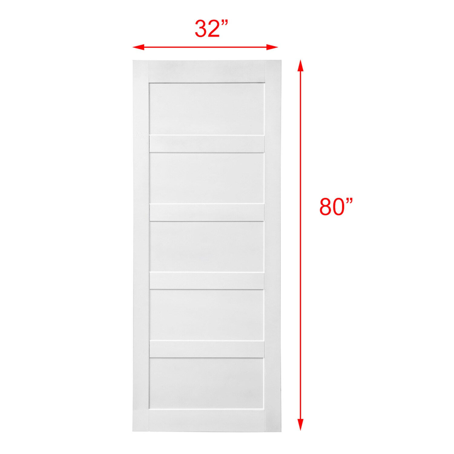 SINOFURN SYB590059WT Barn-Doors - View #12