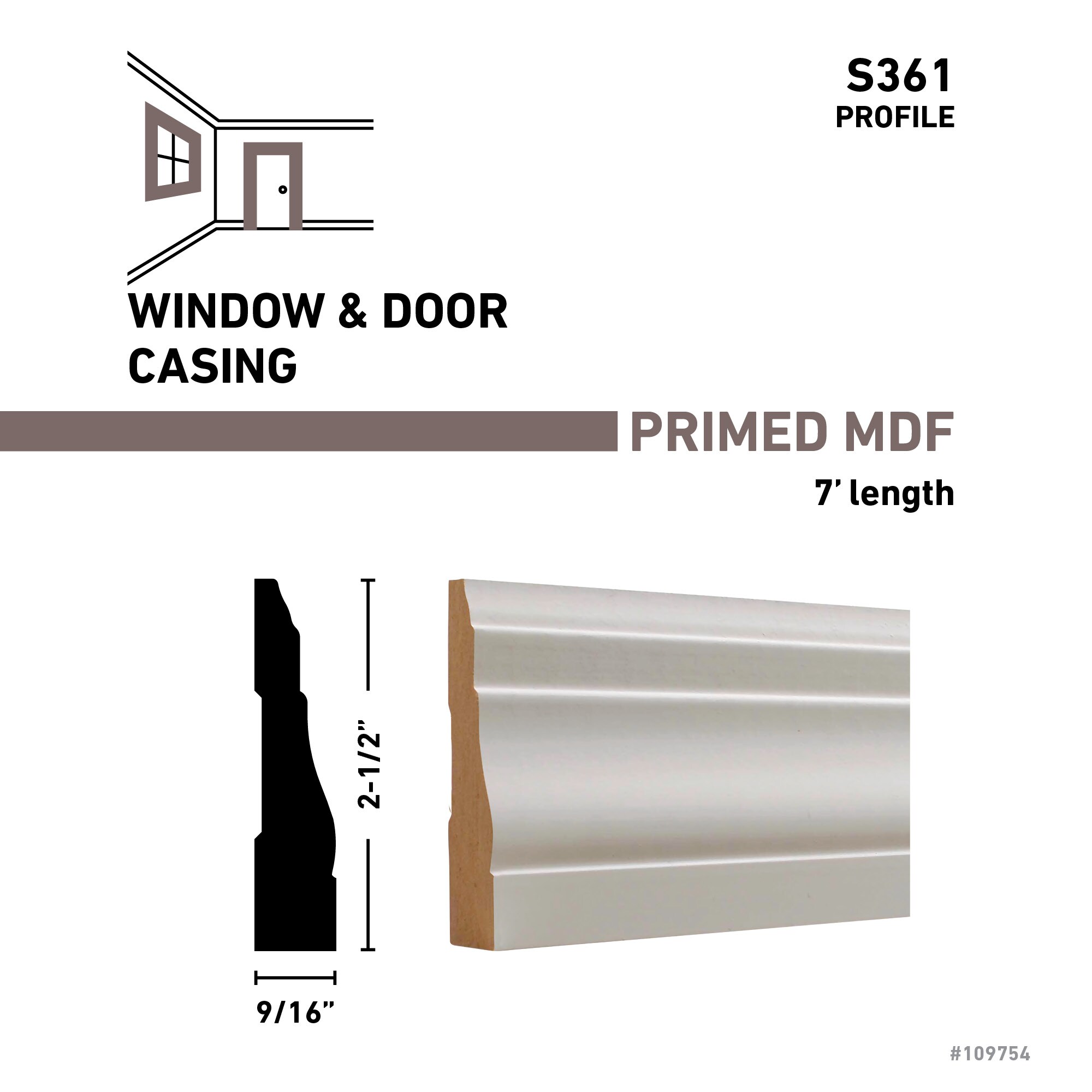RELIABILT 36170FBDPM Window-Door-Casings - View #3
