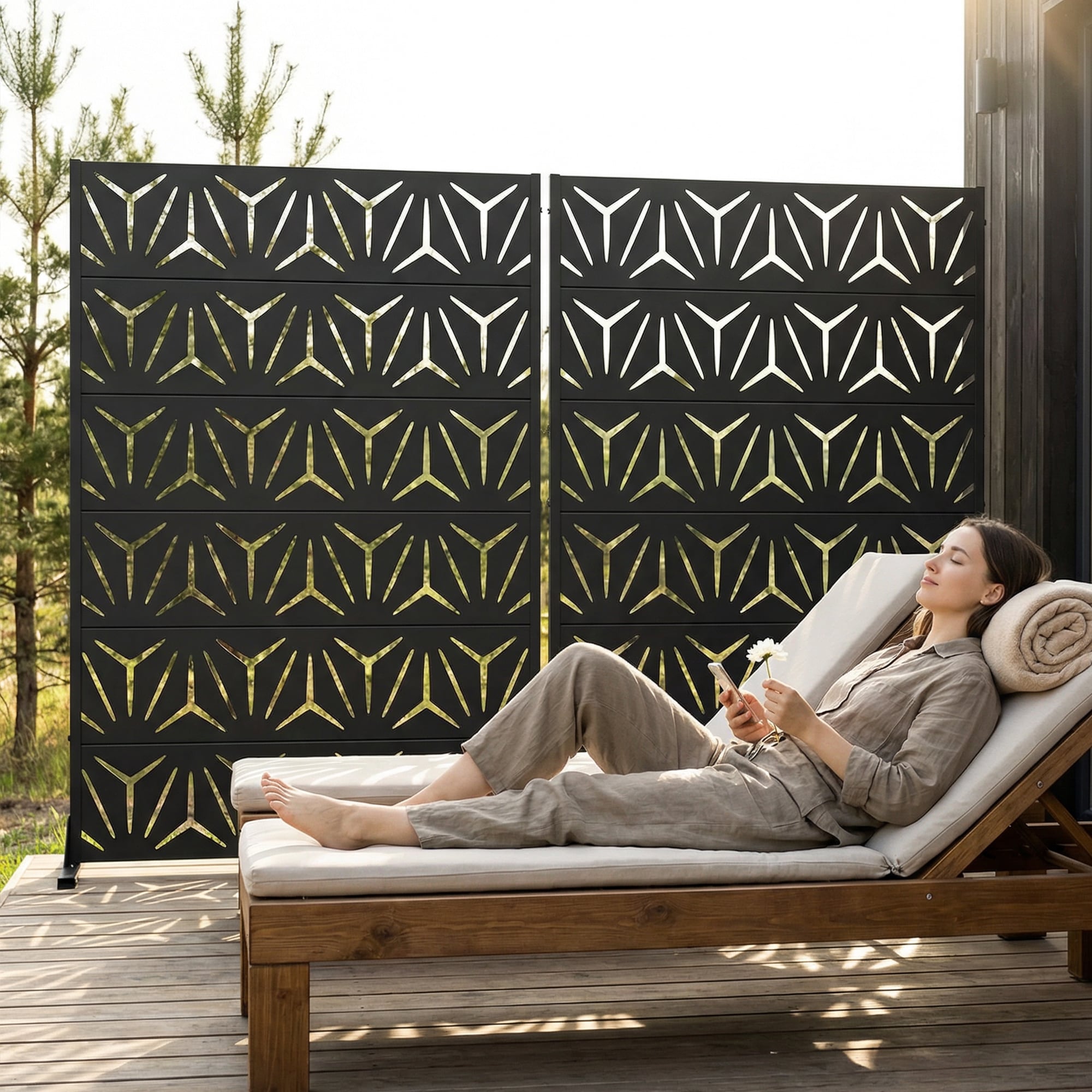 Misty Moon LW0409-OPS-PF146 Outdoor-Privacy-Screen - View #4