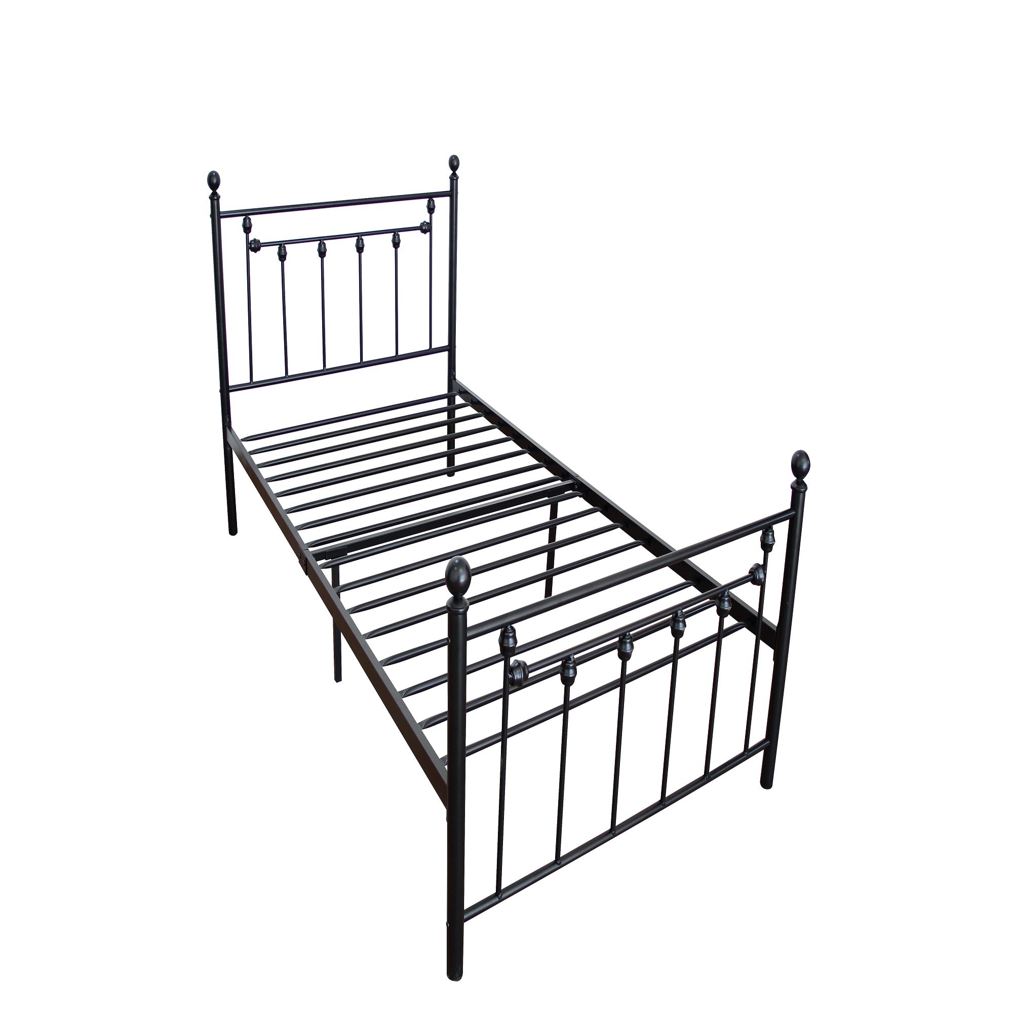 Bed Frame Twin Size Metal Bed Bedroom Furniture At Lowes.com