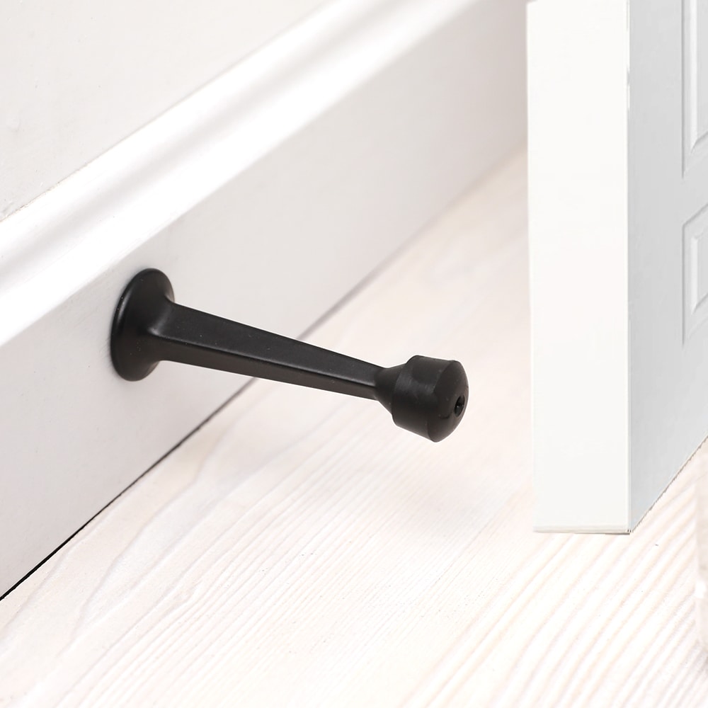 RELIABILT 1-3/4-in Black Hinge Pin Door Stop in the Door Stops department  at