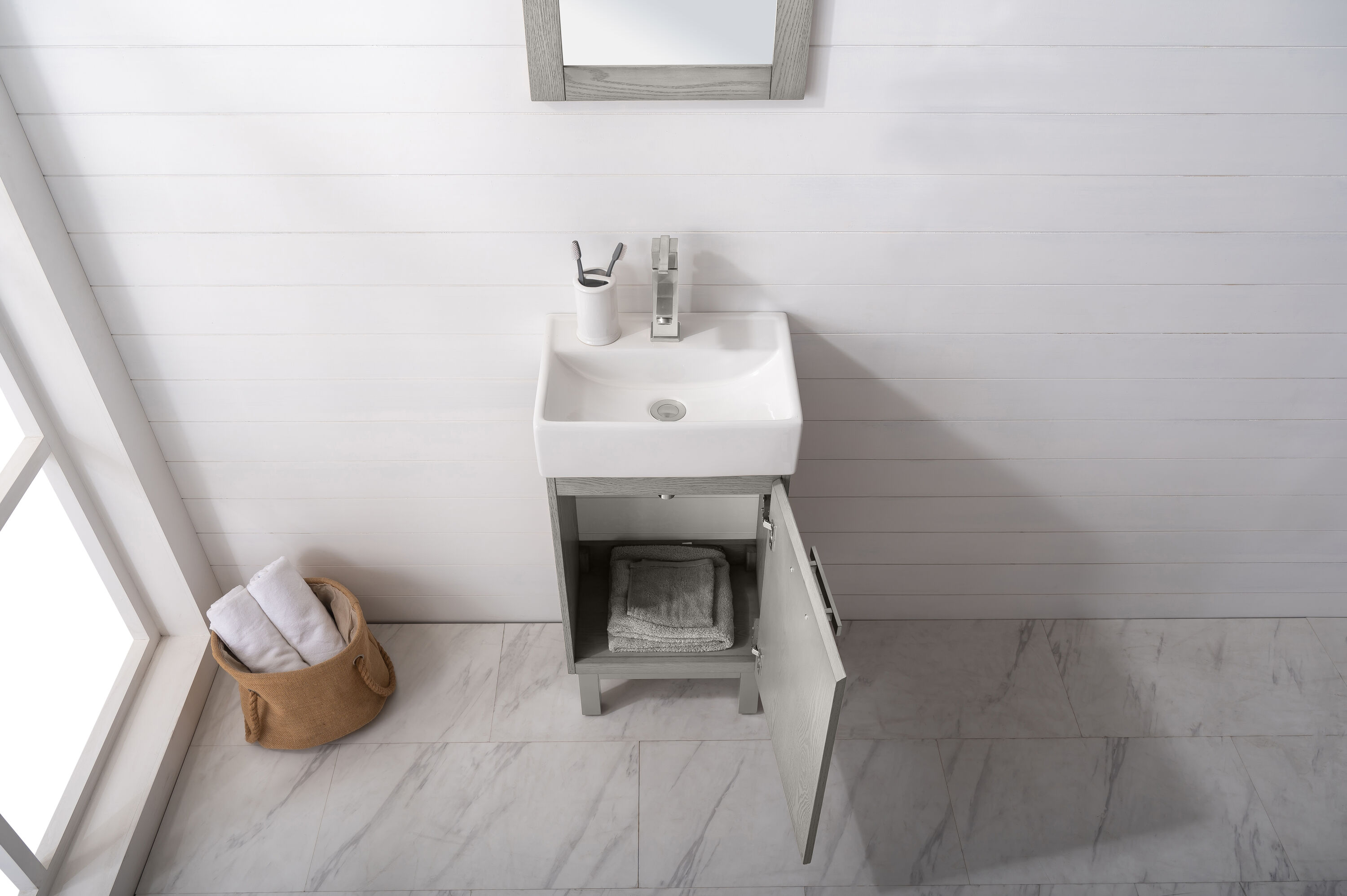 Design Element LS03-17-OAK Bath-Vanity-Combo - View #6