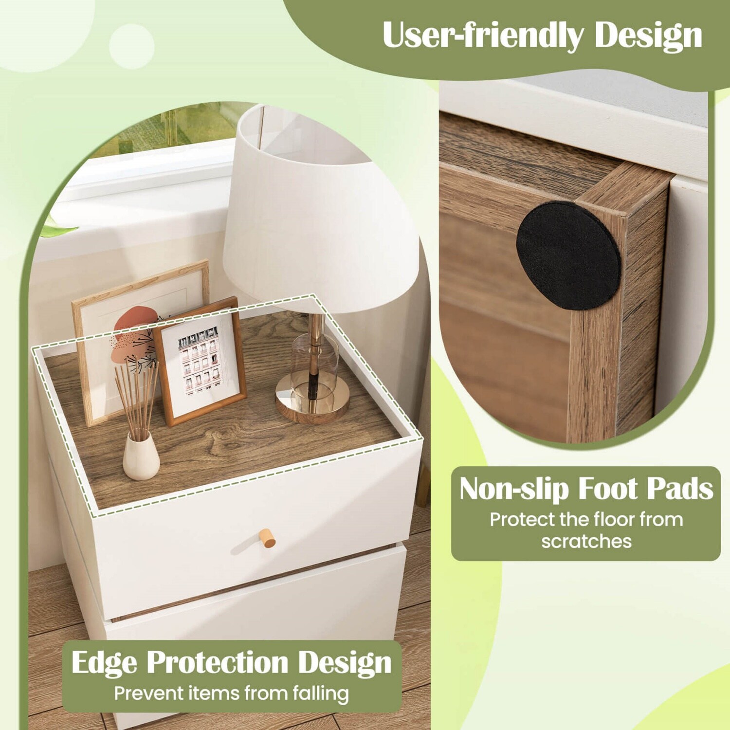 Costway CSHY004210 nightstands - View #7