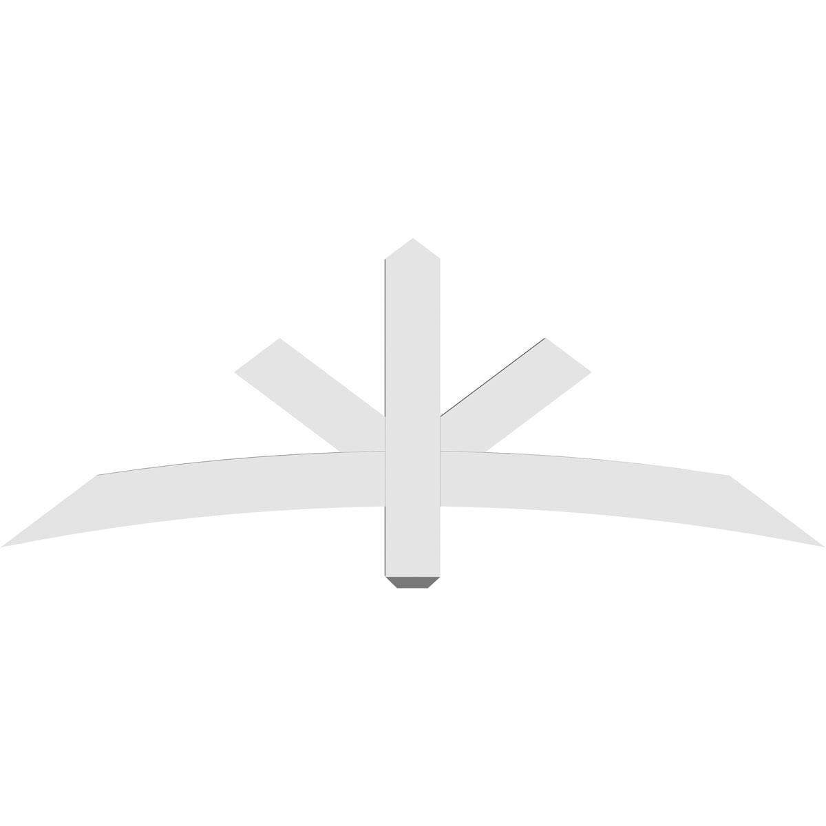 Ekena Millwork GBP060X23X0204ALB00 Exterior-Brackets-Braces - View #4